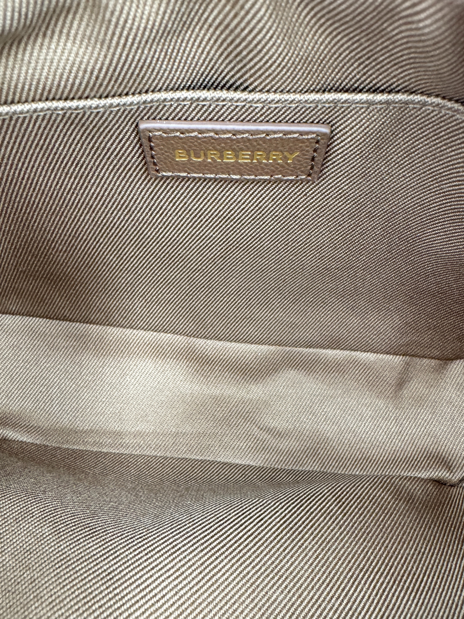 Crossbody Camera Bag in House Check Canvas & Tan Leather