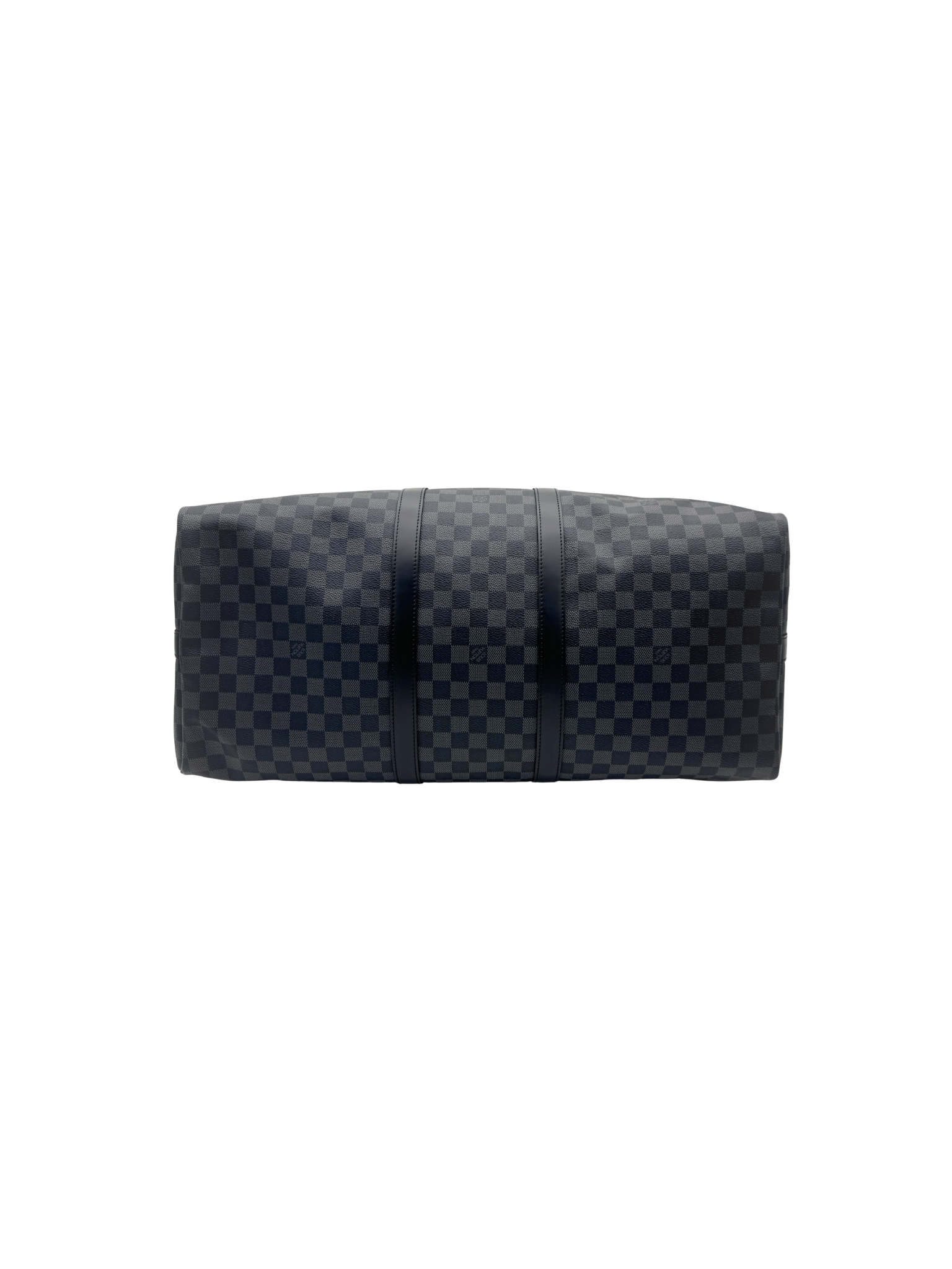 Louis Vuitton Keepall 55 Bandouliere Weekender Duffel Bag in Damier Graphite Coated Canvas