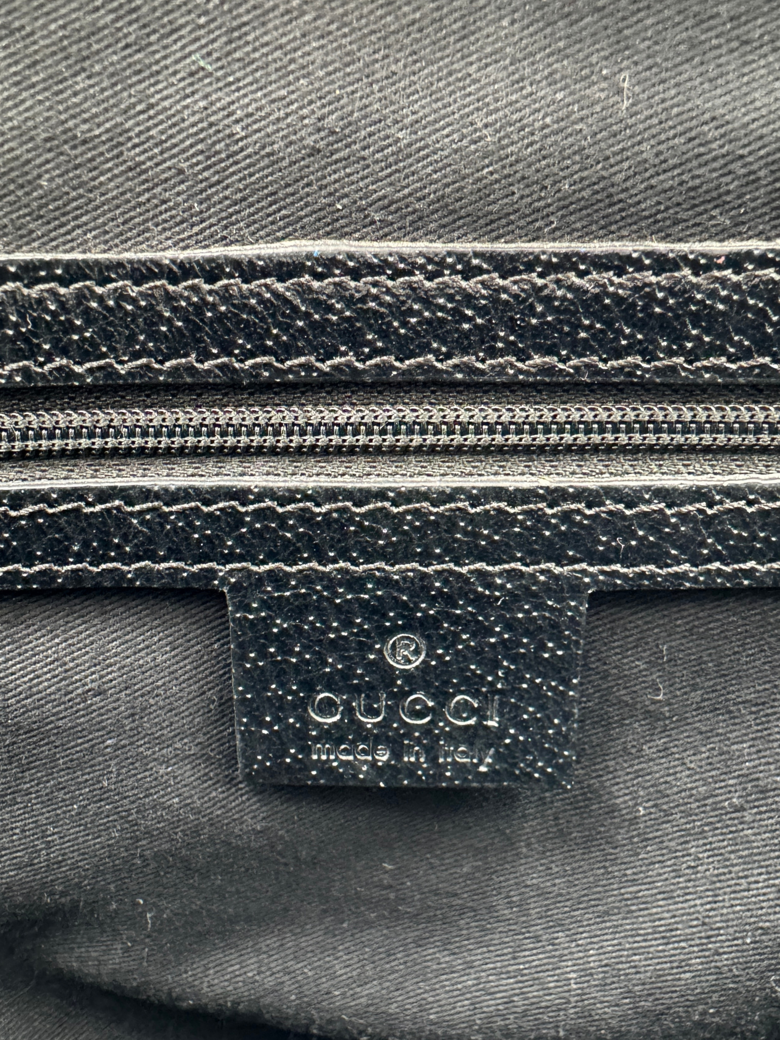 Vintage Tom Ford Era Dome Satchel with Top Handle and Micro Studs in Black Monogram GG Supreme Canvas with Leather Trim