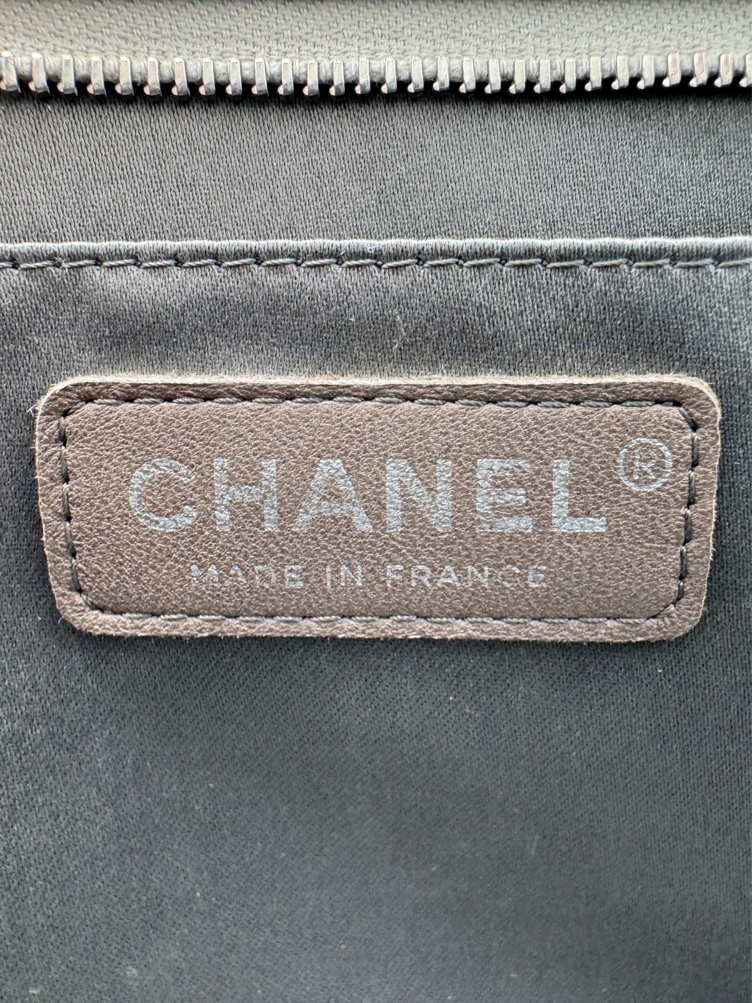 Vintage Lucky Symbols Shoulder Bag in Silver Leather