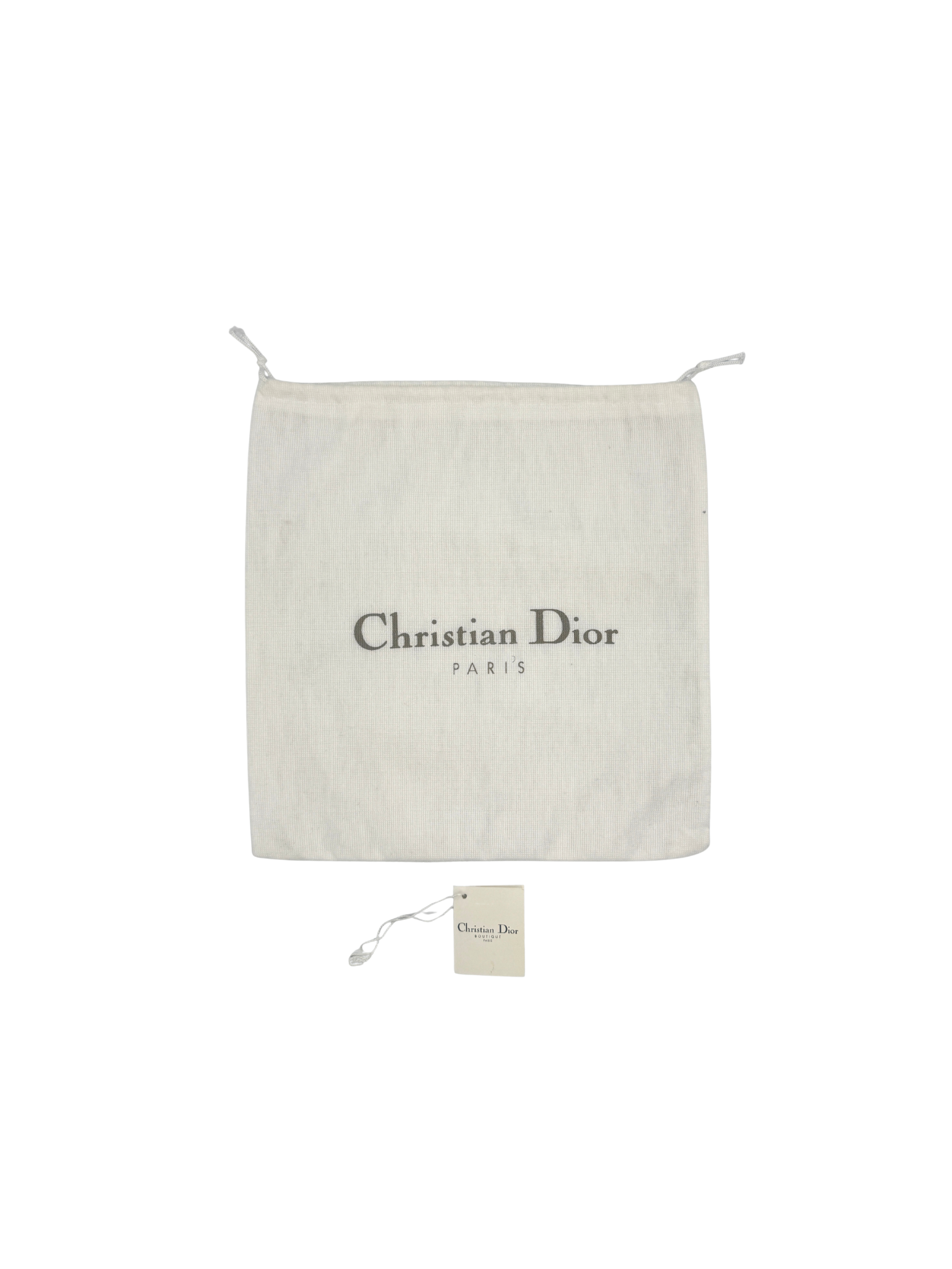 Vintage Mini Saddle Shoulder Bag Pochette in Black Monogram Oblique Diorissimo Canvas