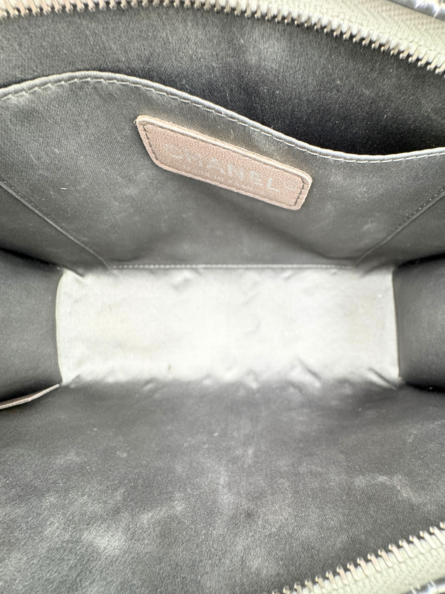 Vintage Lucky Symbols Shoulder Bag in Silver Leather