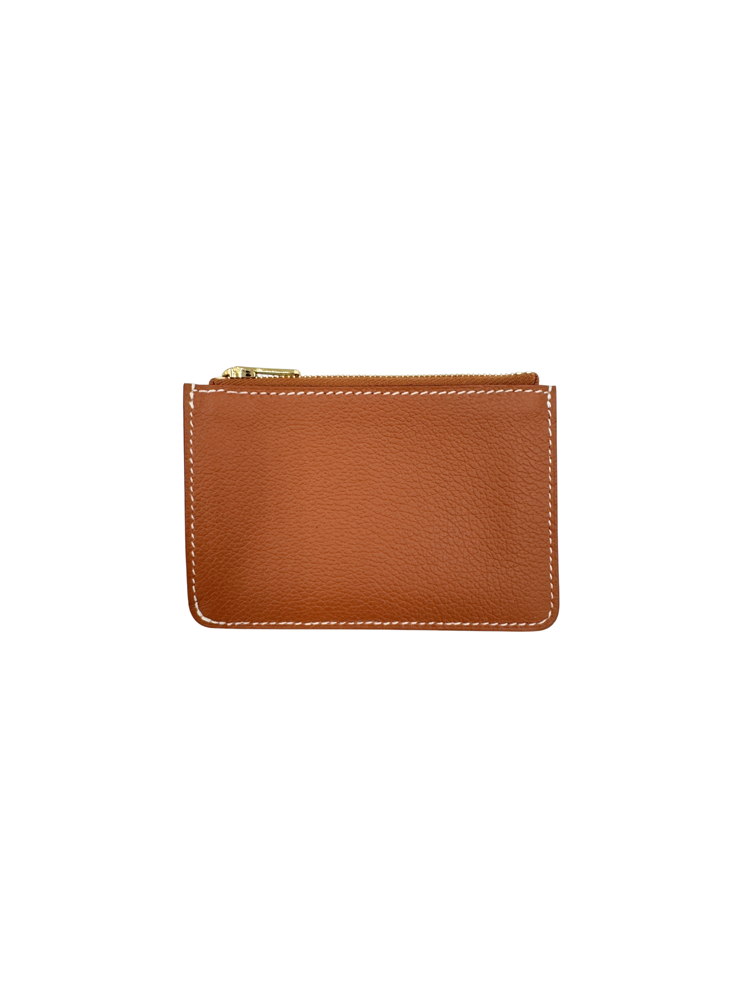 Constance Slim Compact Wallet with Removable Card Holder in Gold Evercolor Leather with Gold Hardware