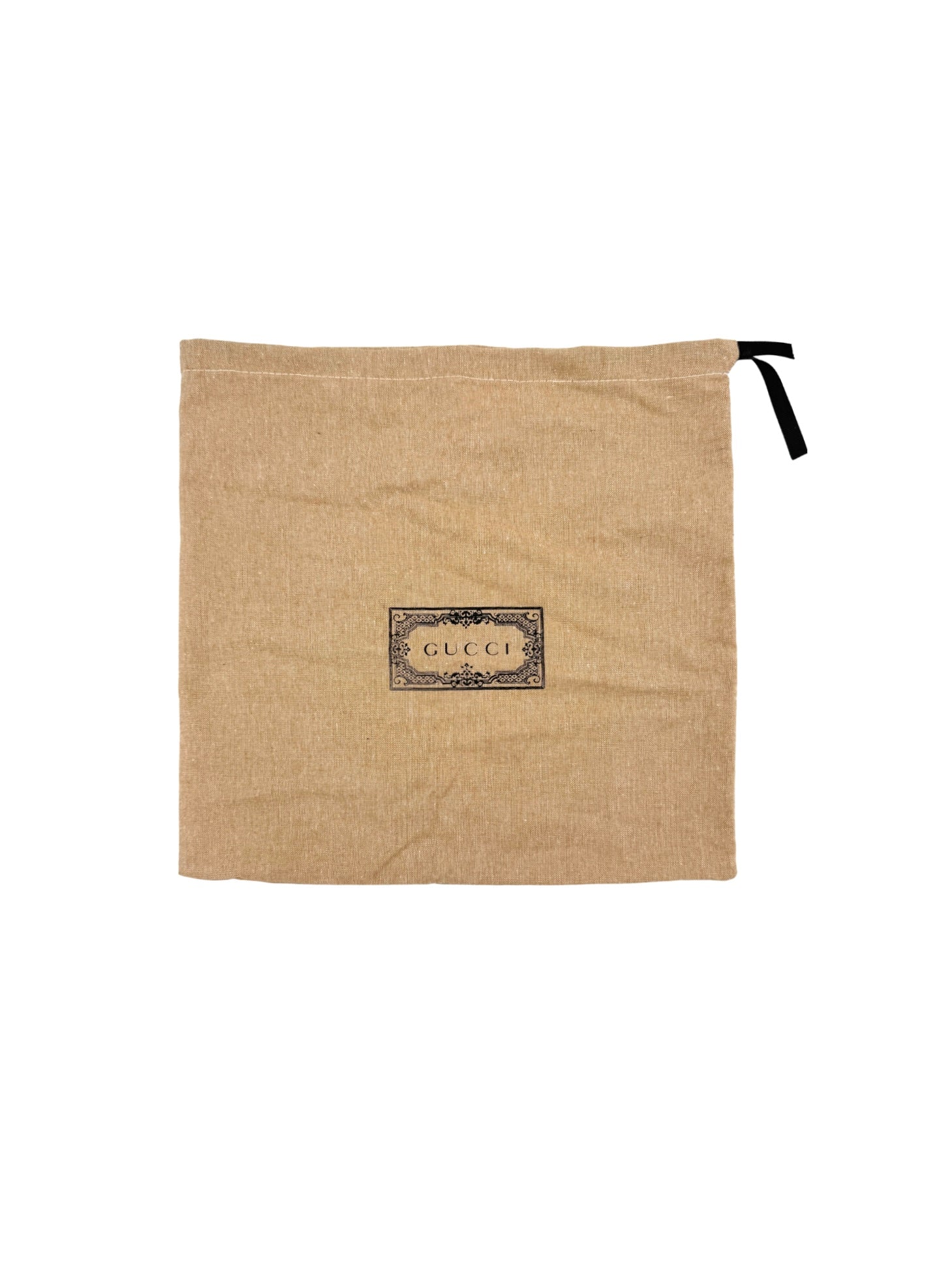 1955 Horsebit Shoulder Bag in Brown and Tan Monogram GG Supreme Coated Canvas with Burgundy Leather Trim (Copy)