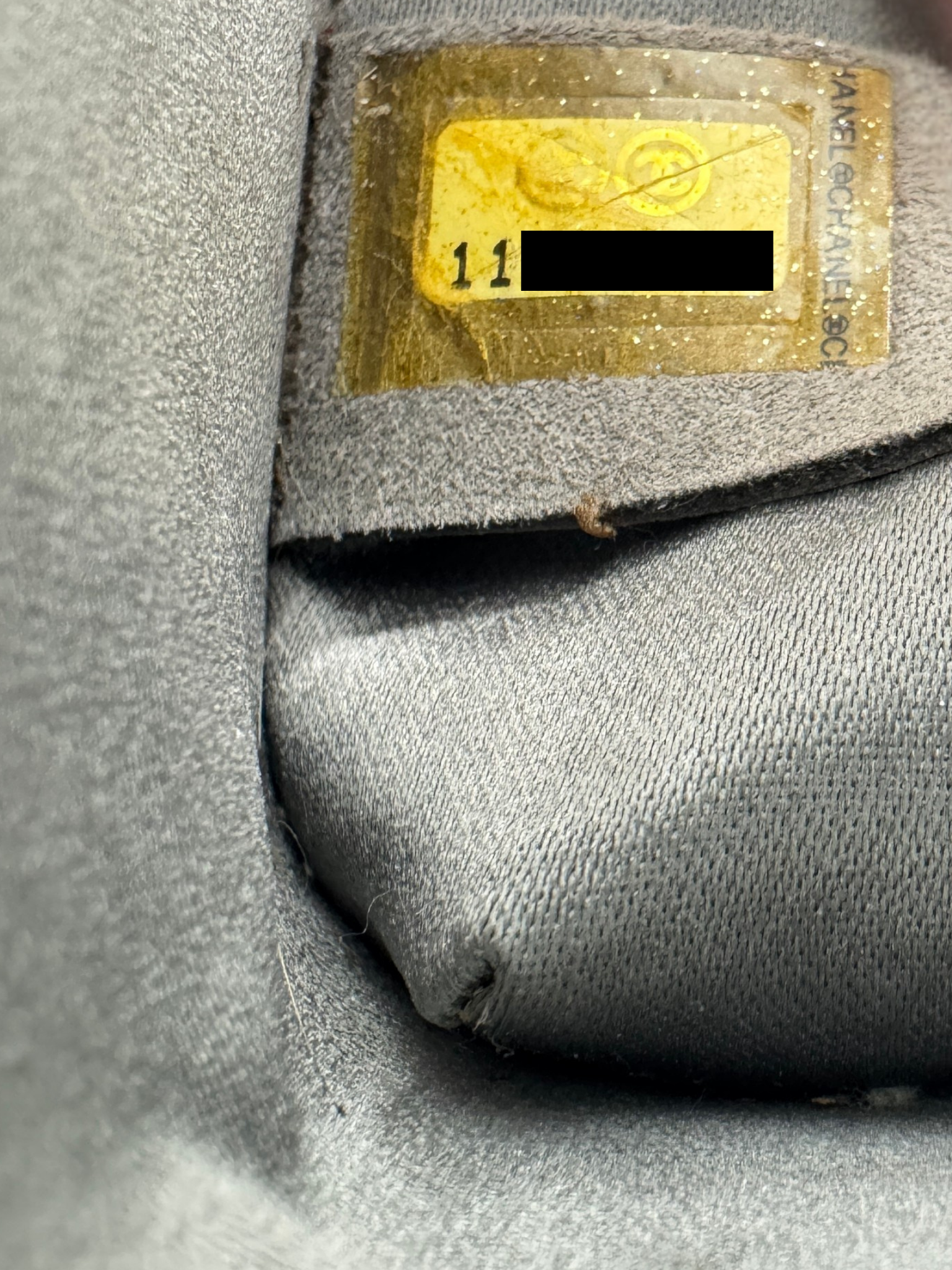 Vintage Lucky Symbols Shoulder Bag in Silver Leather