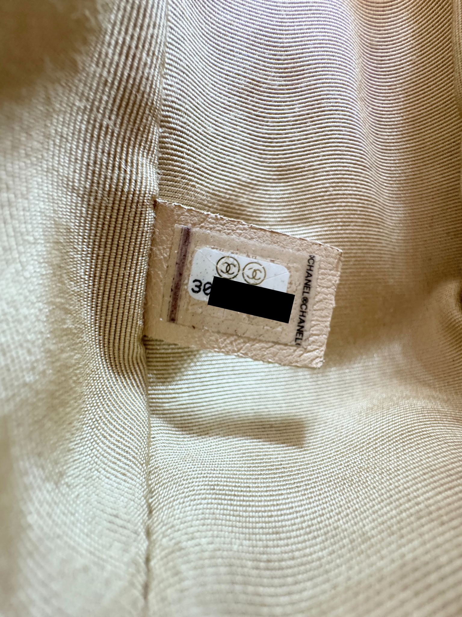 Quilted Medium Chanel 19 Shoulder Bag in Beige Lambskin Leather