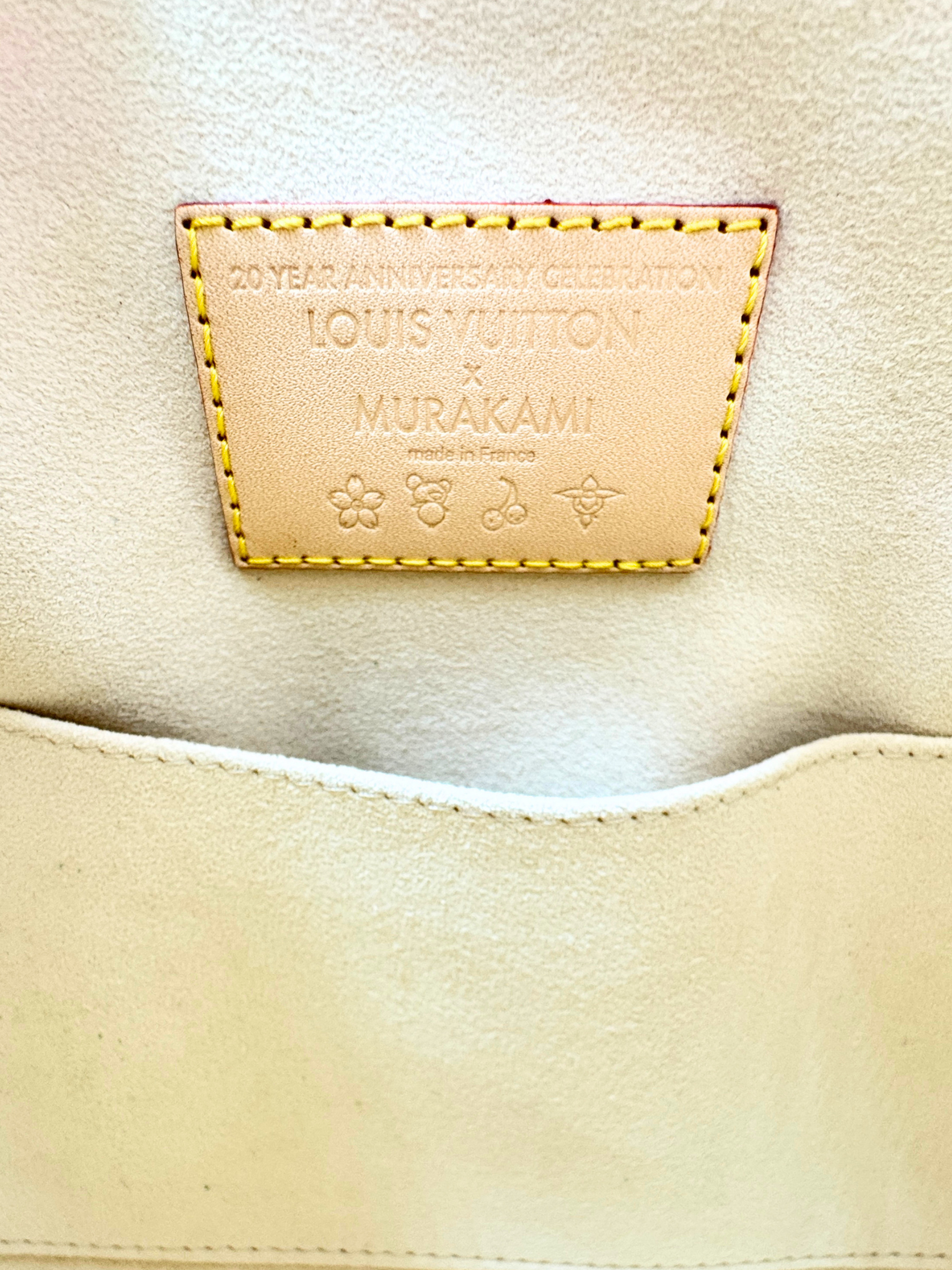 Louis Vuitton 2025 Limited Edition LV x Takashi Murakami Multicolore Speedy Bandoulière 25 in White Multicolor Coated Canvas