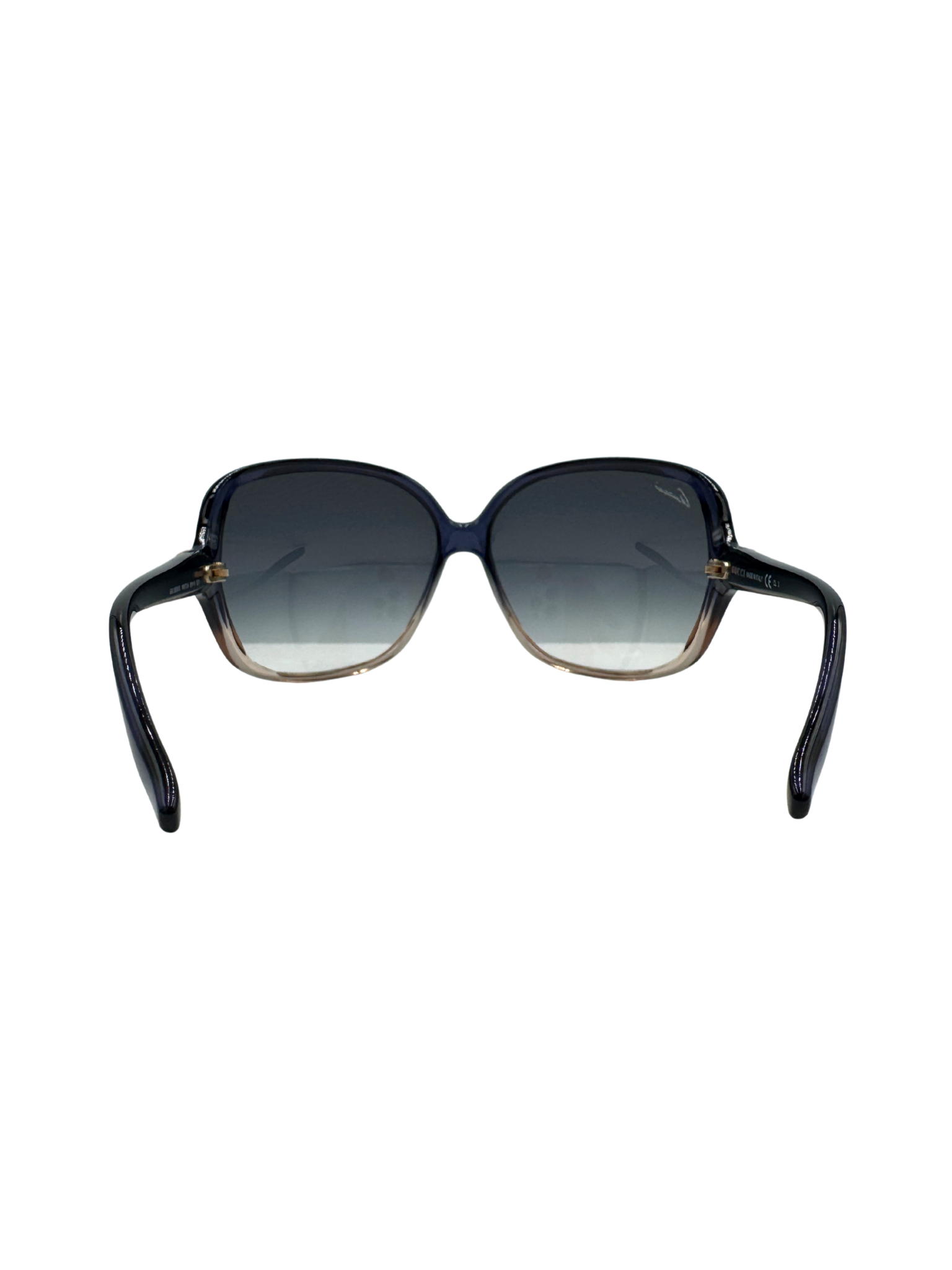 Oversized GG Sunglasses in Blue Acetate