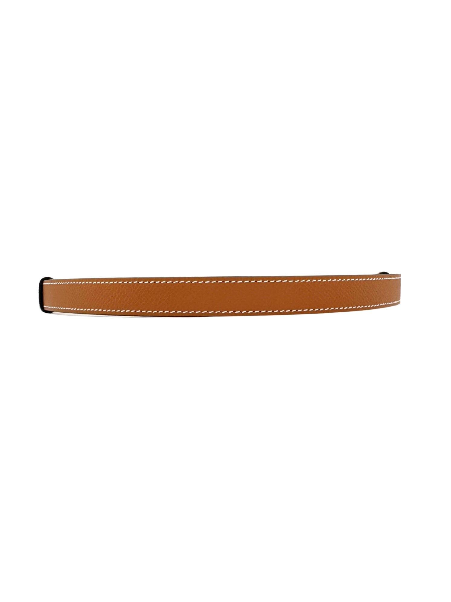 Adjustable Kelly Pocket Belt 18 with Removable Pouch in Gold Epsom Leather with Palladium Hardware
