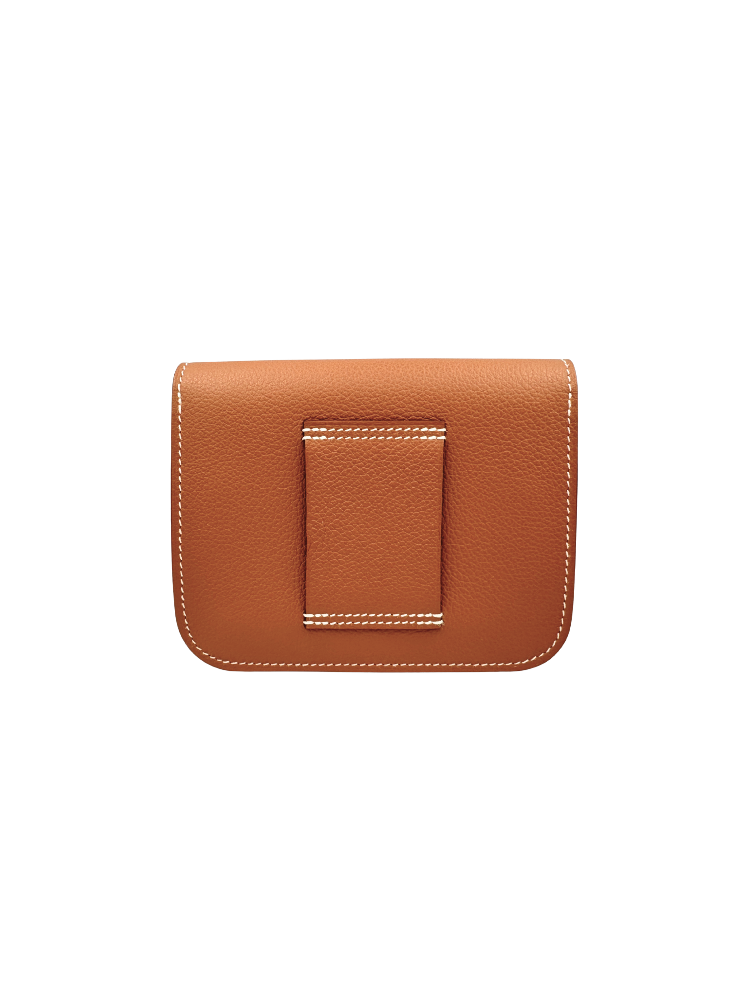 Constance Slim Compact Wallet with Removable Card Holder in Gold Evercolor Leather with Gold Hardware