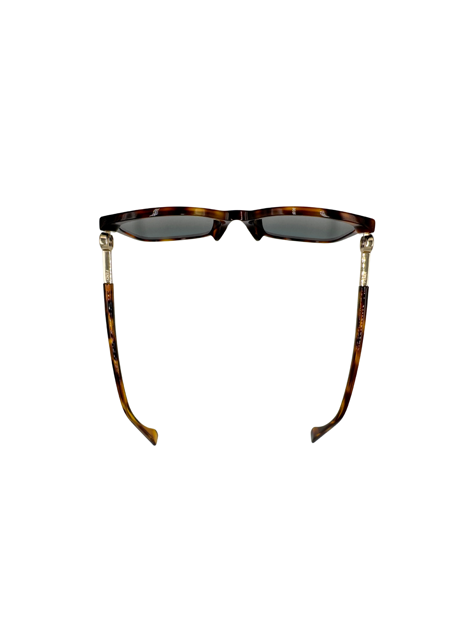 Oversized Logo Sunglasses in Brown Tortoise Acetate