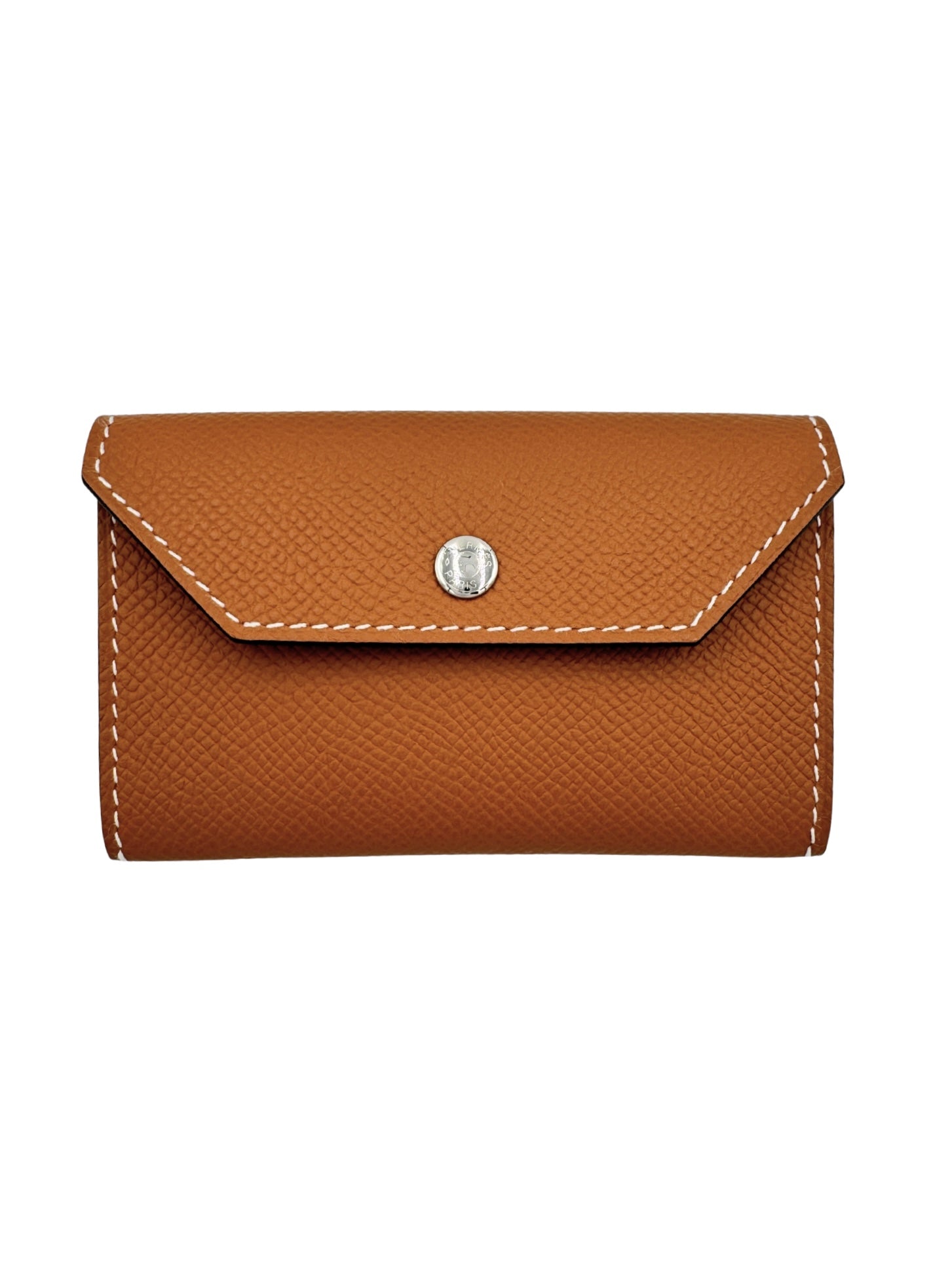 Adjustable Kelly Pocket Belt 18 with Removable Pouch in Gold Epsom Leather with Palladium Hardware