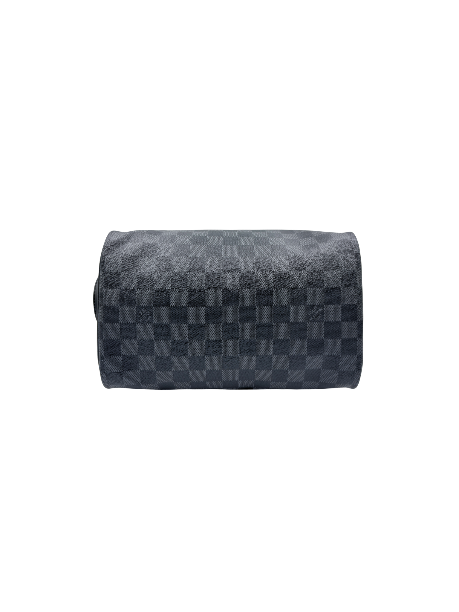 Dopp Kit Double-Zip Travel Toiletry Pouch / Travel Organizer in Damier Graphite Coated Canvas