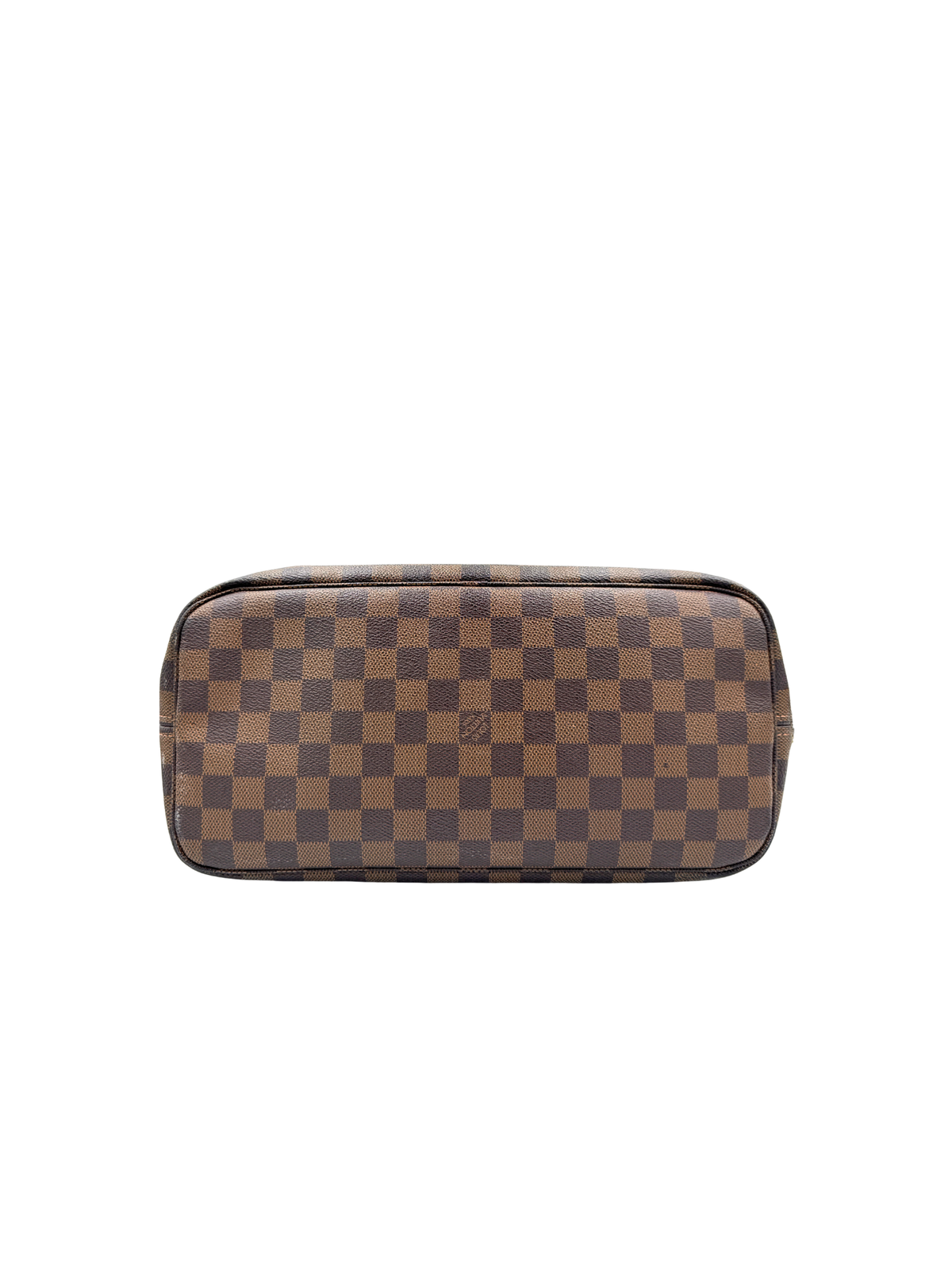 Neverfull MM Shopping Tote Bag in Damier Ebene Coated Canvas