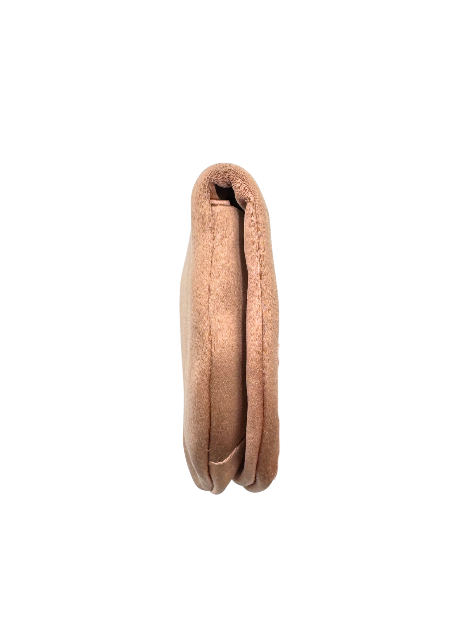 Vintage Embellished Evening Clutch in Blush Nude Satin