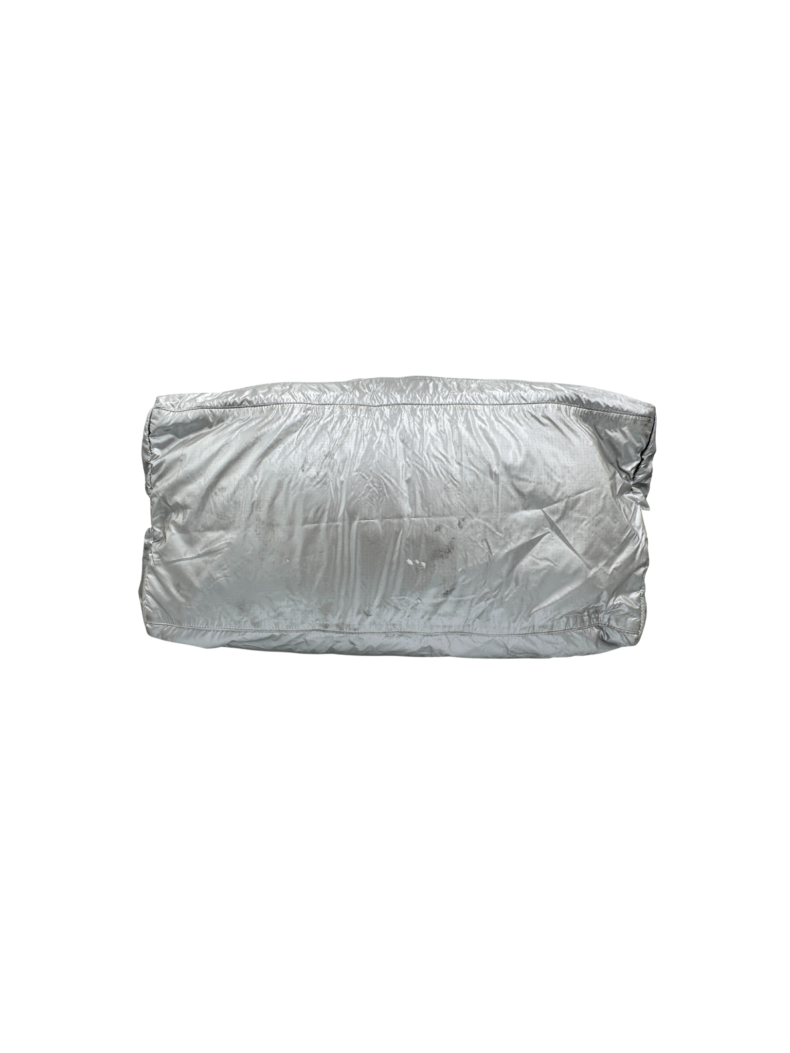 Nuxx City Weekender Puffy Duffel Bag in Silver Nylon Ripstop