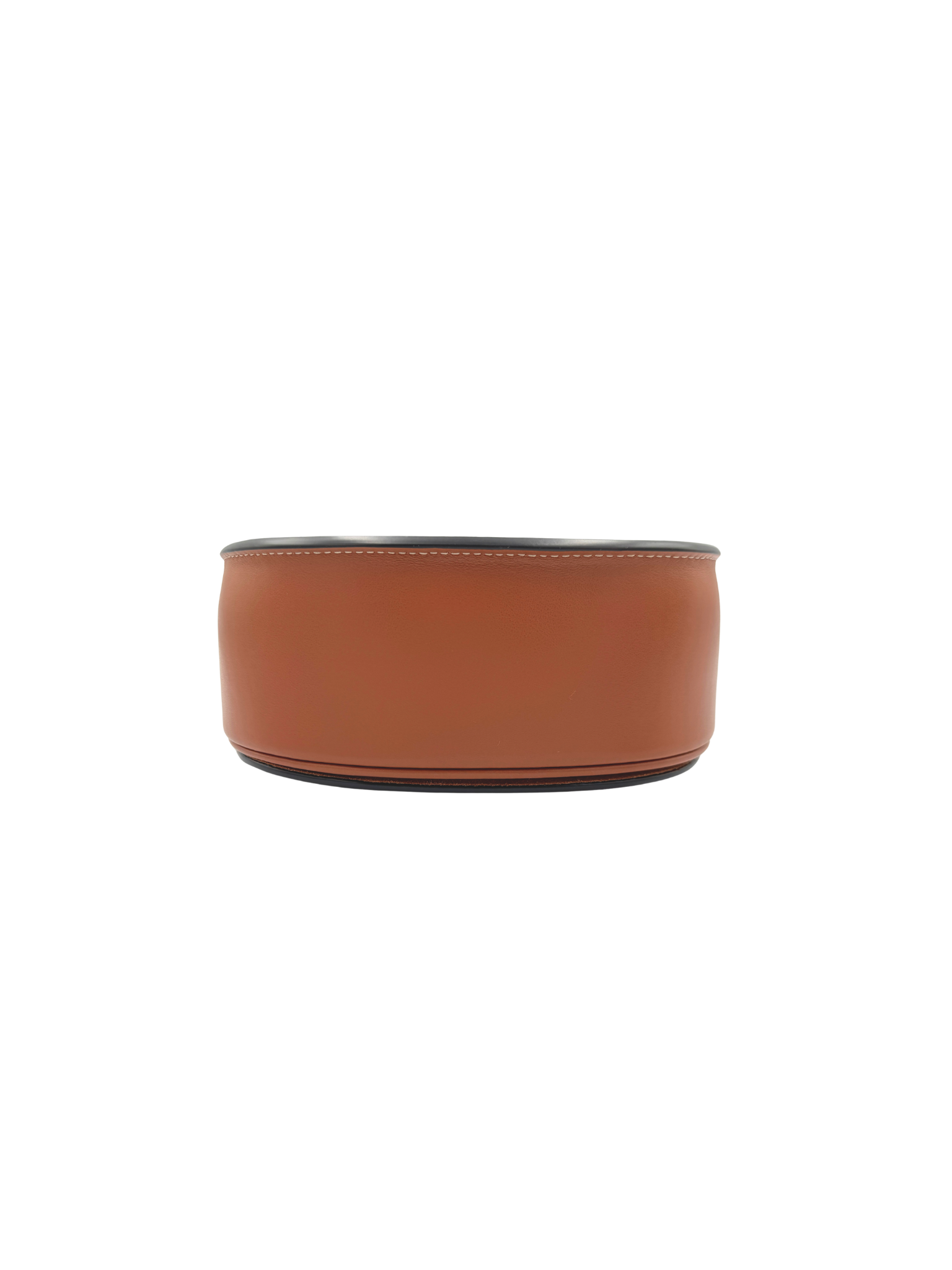Triomphe Folco Cuir Crossbody Bag in Cognac Leather