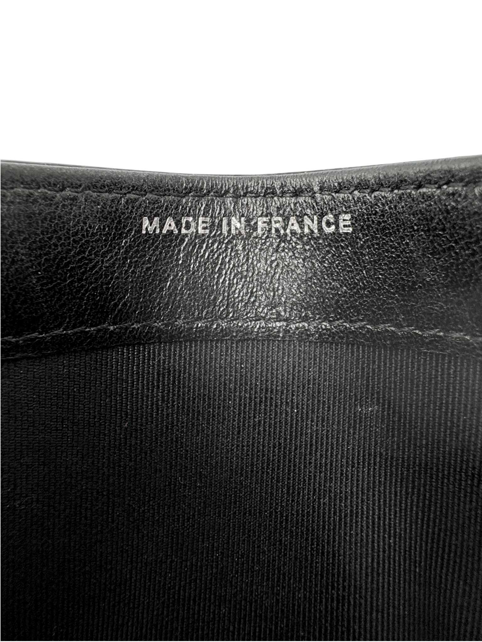 Classic Quilted CC Card Holder Wallet in Black Patent Leather