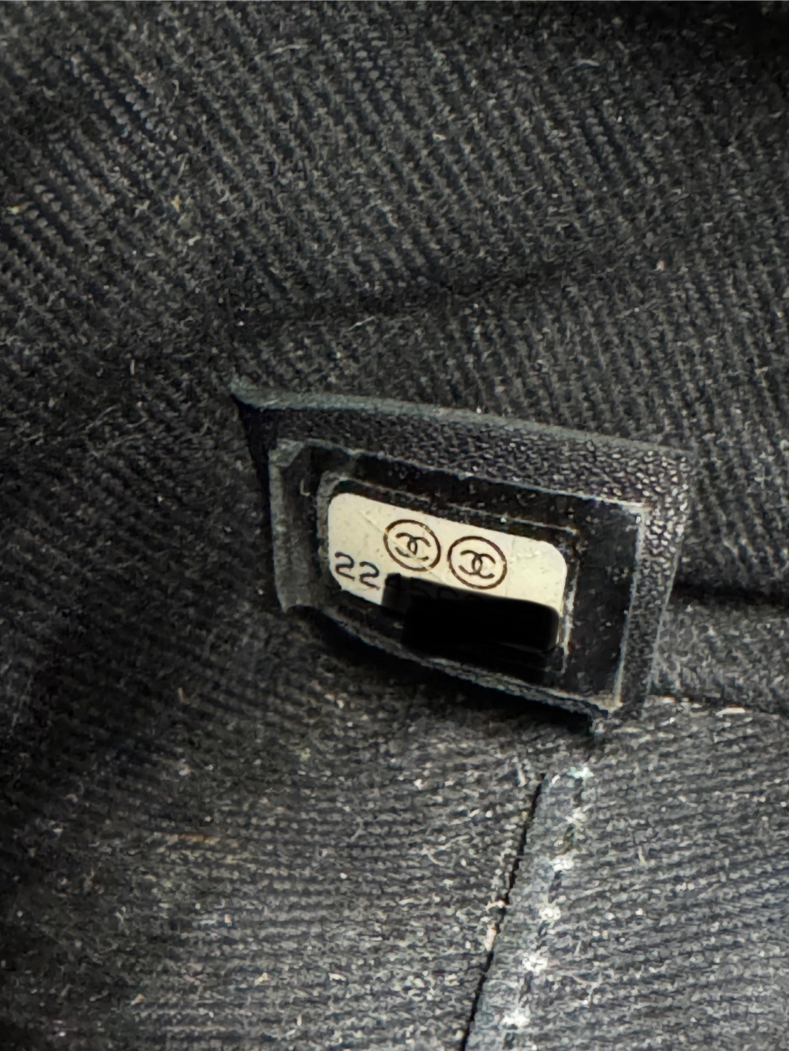 Medium Accordion Top Handle CC Bucket Bag in Black Caviar Leather