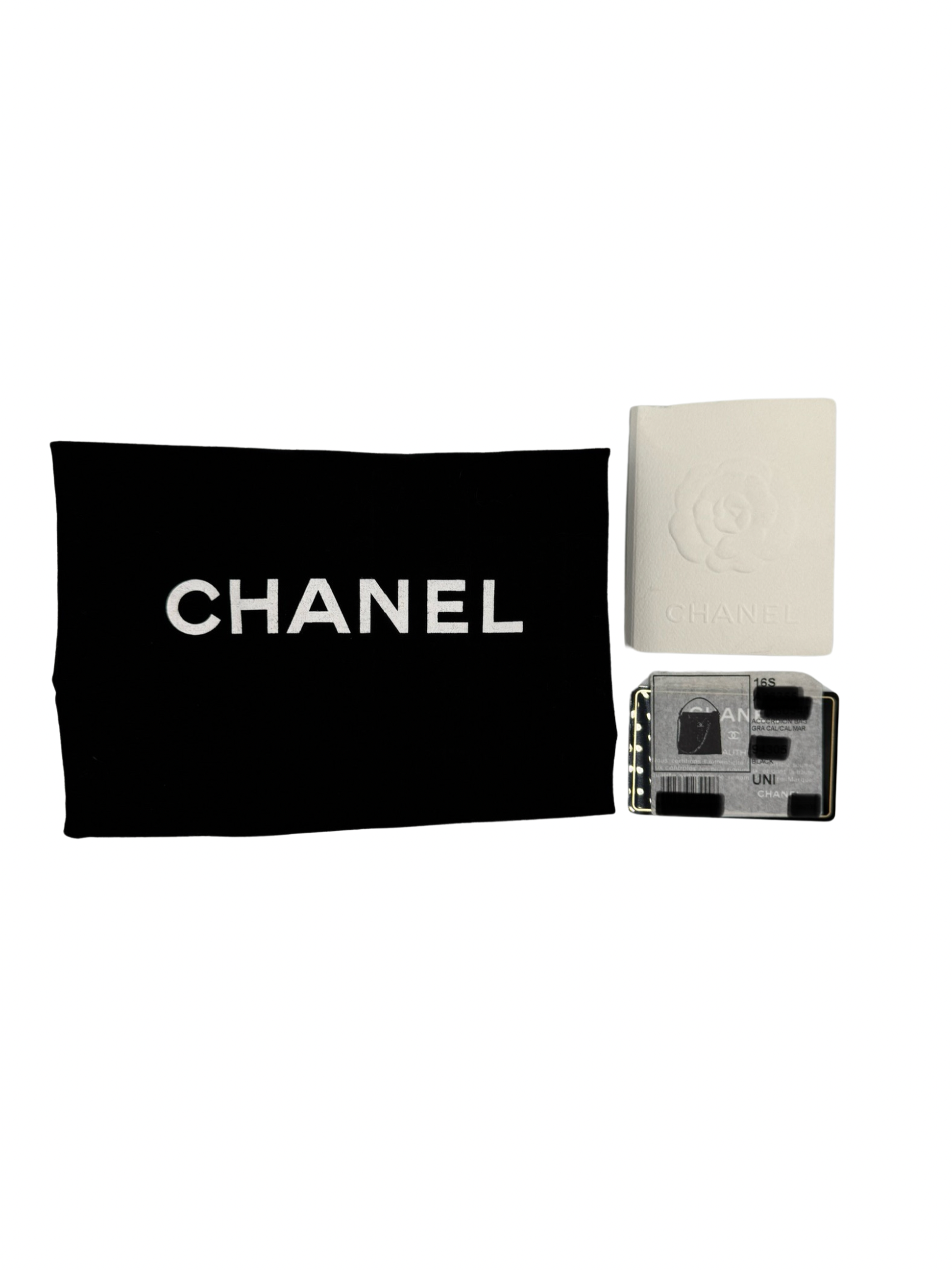 Medium Accordion Top Handle CC Bucket Bag in Black Caviar Leather