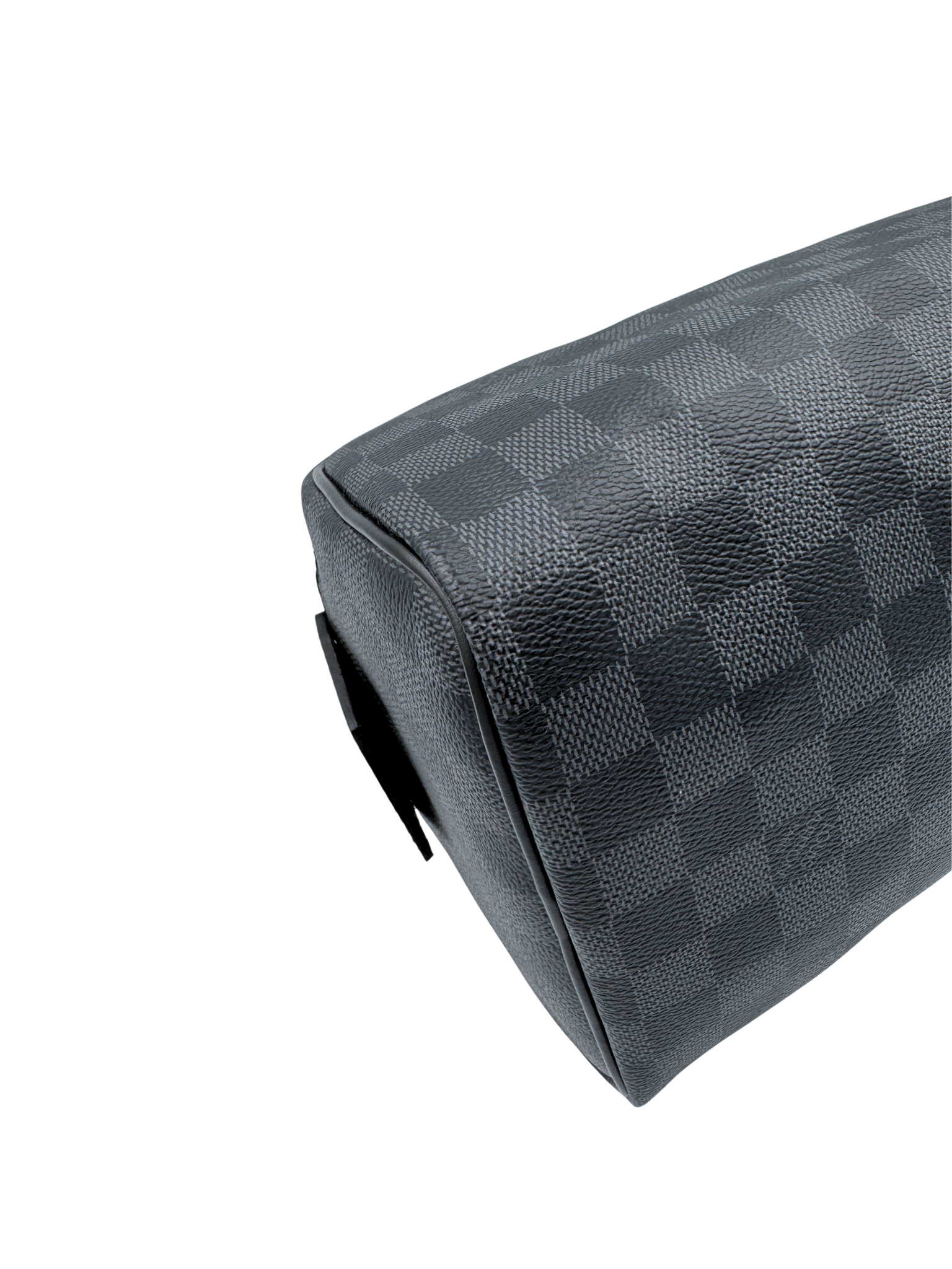 Dopp Kit Double-Zip Travel Toiletry Pouch / Travel Organizer in Damier Graphite Coated Canvas