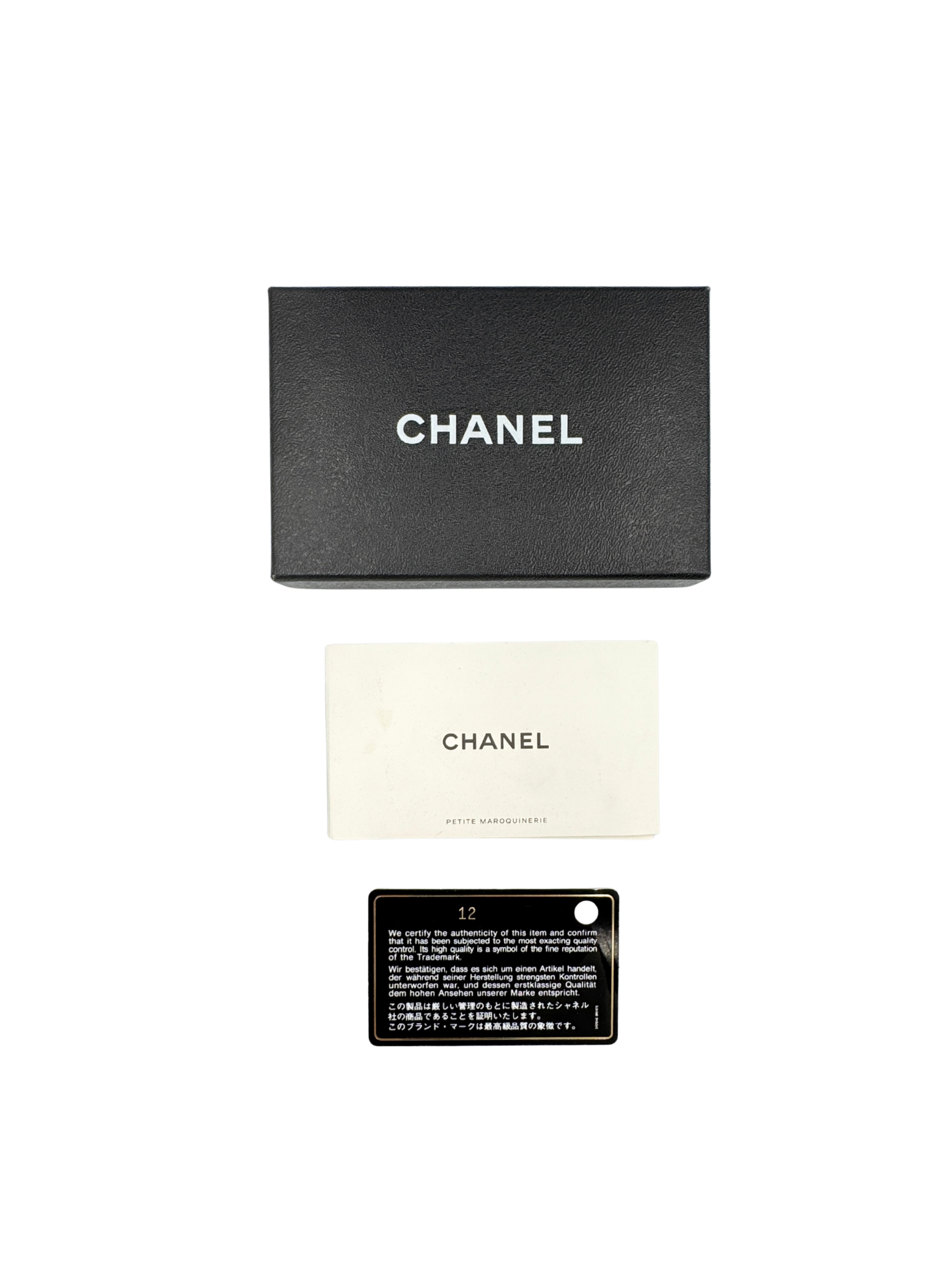 Classic Quilted CC Card Holder Wallet in Black Patent Leather