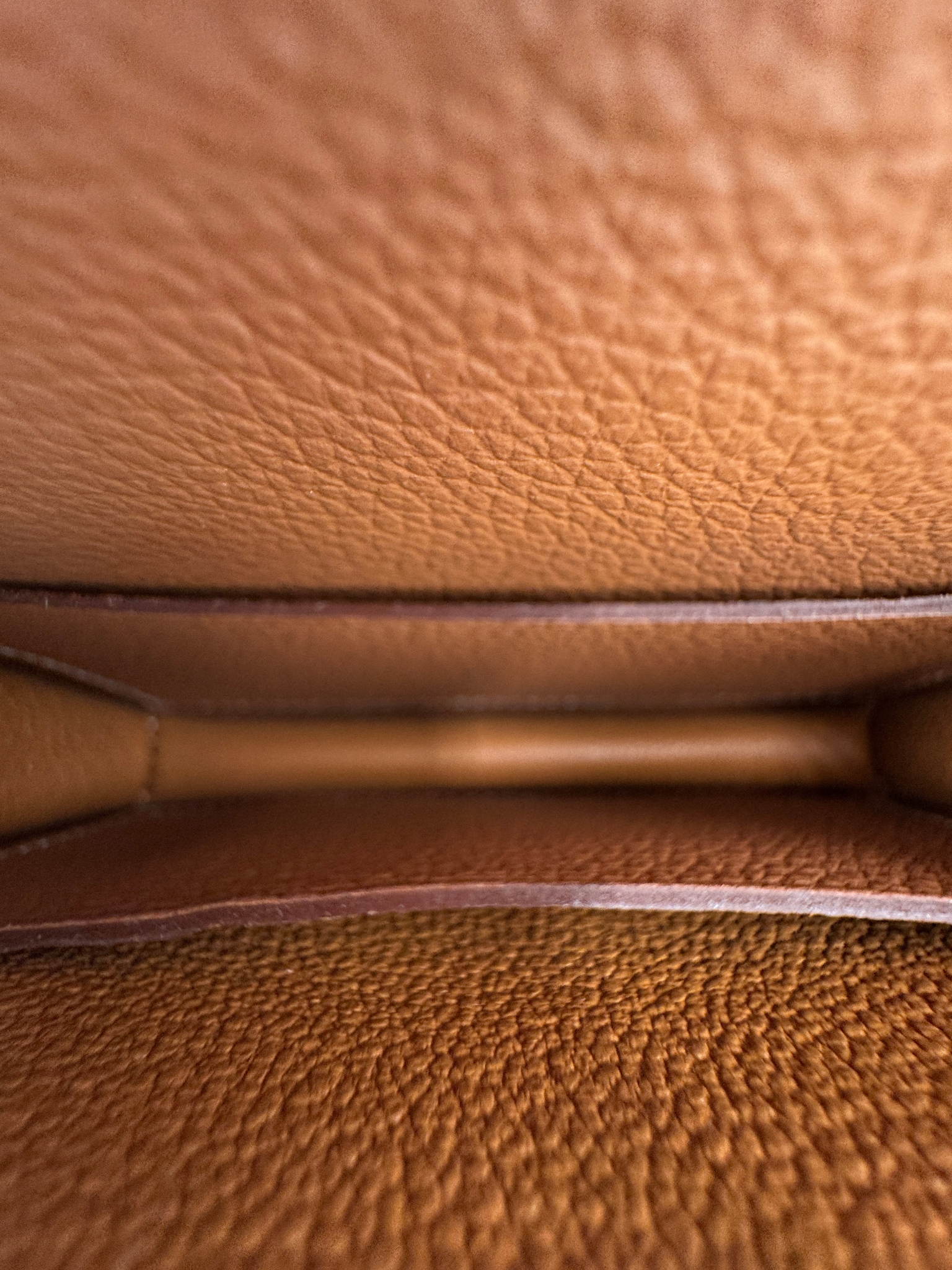 Constance Slim Compact Wallet with Removable Card Holder in Gold Evercolor Leather with Gold Hardware