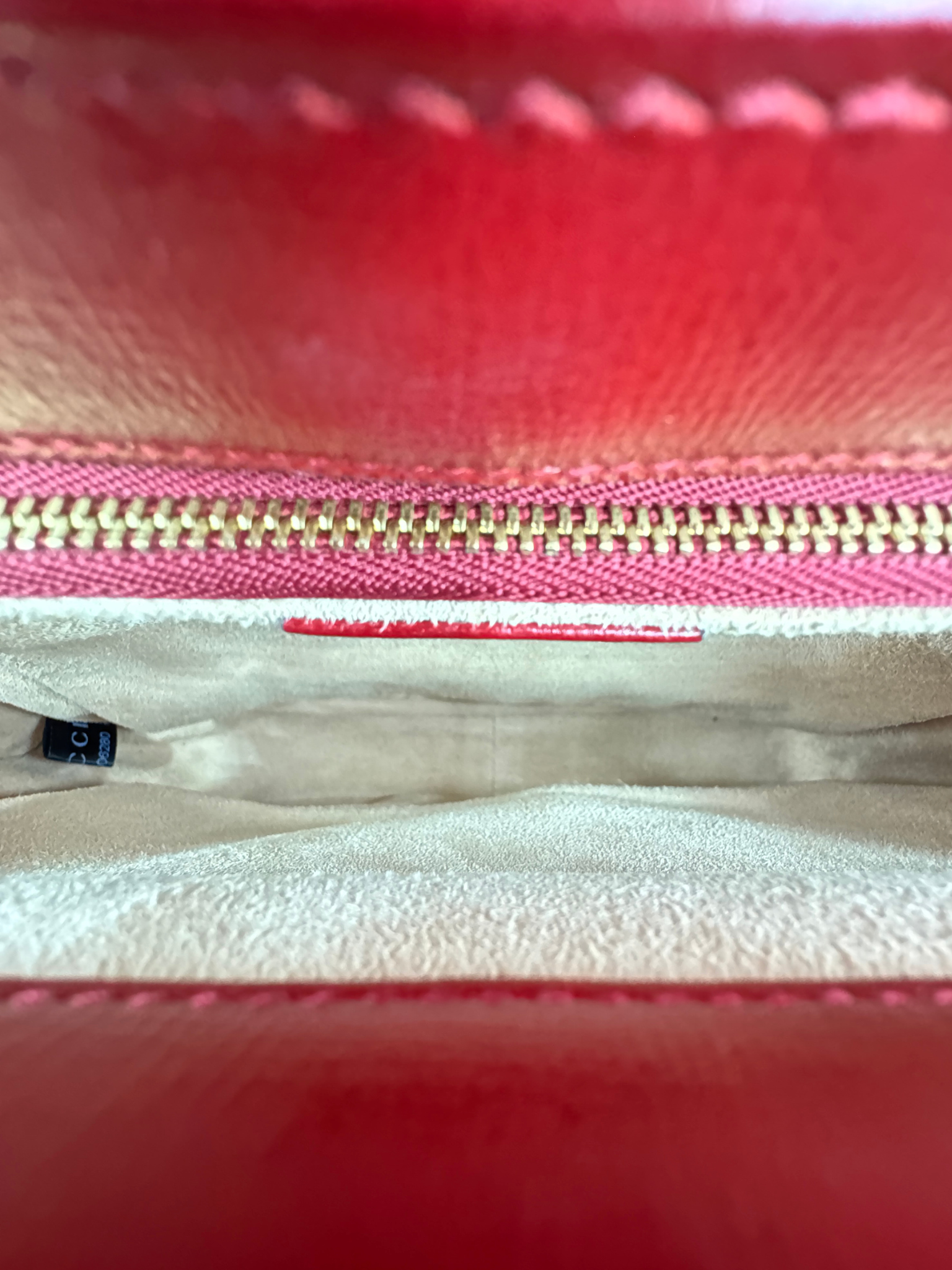1955 Horsebit Shoulder Bag in Brown and Tan Monogram GG Supreme Coated Canvas with Burgundy Leather Trim (Copy)