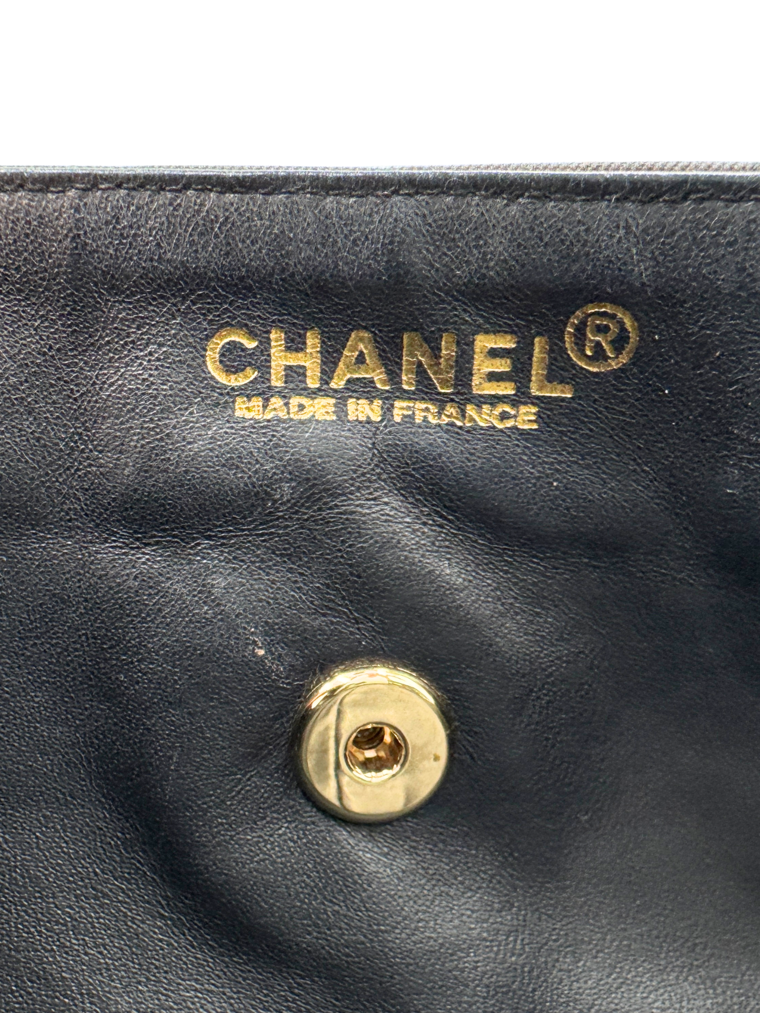 Vintage 2002 Karl Lagerfeld Era Coco Classic Chocolate Bar Single Flap Shoulder Bag in Black and White Logo Canvas (Copy)