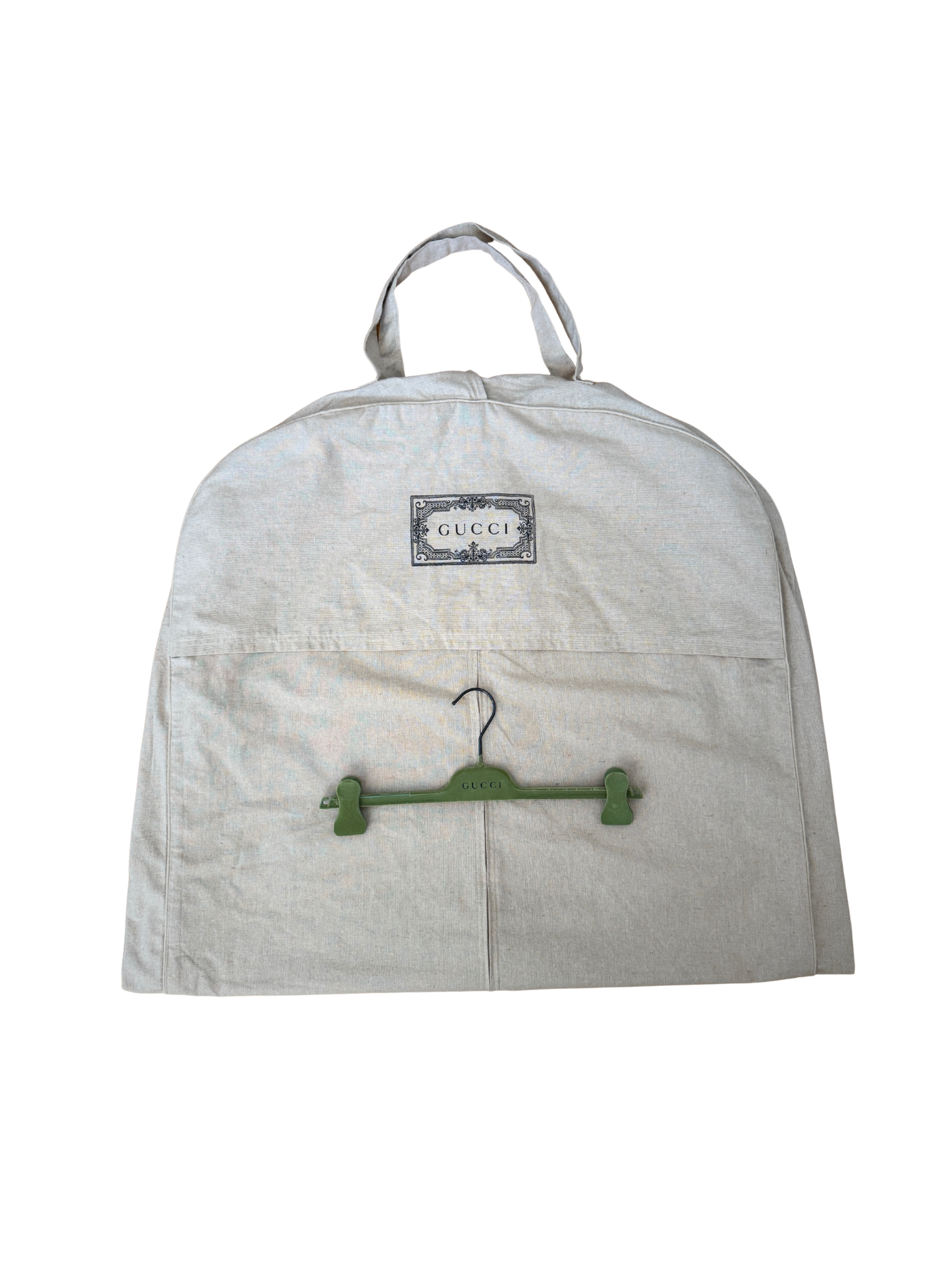 Size L GG Monogram Pleated Midi Skirt in Ivory Knit with Gucci Web Trim