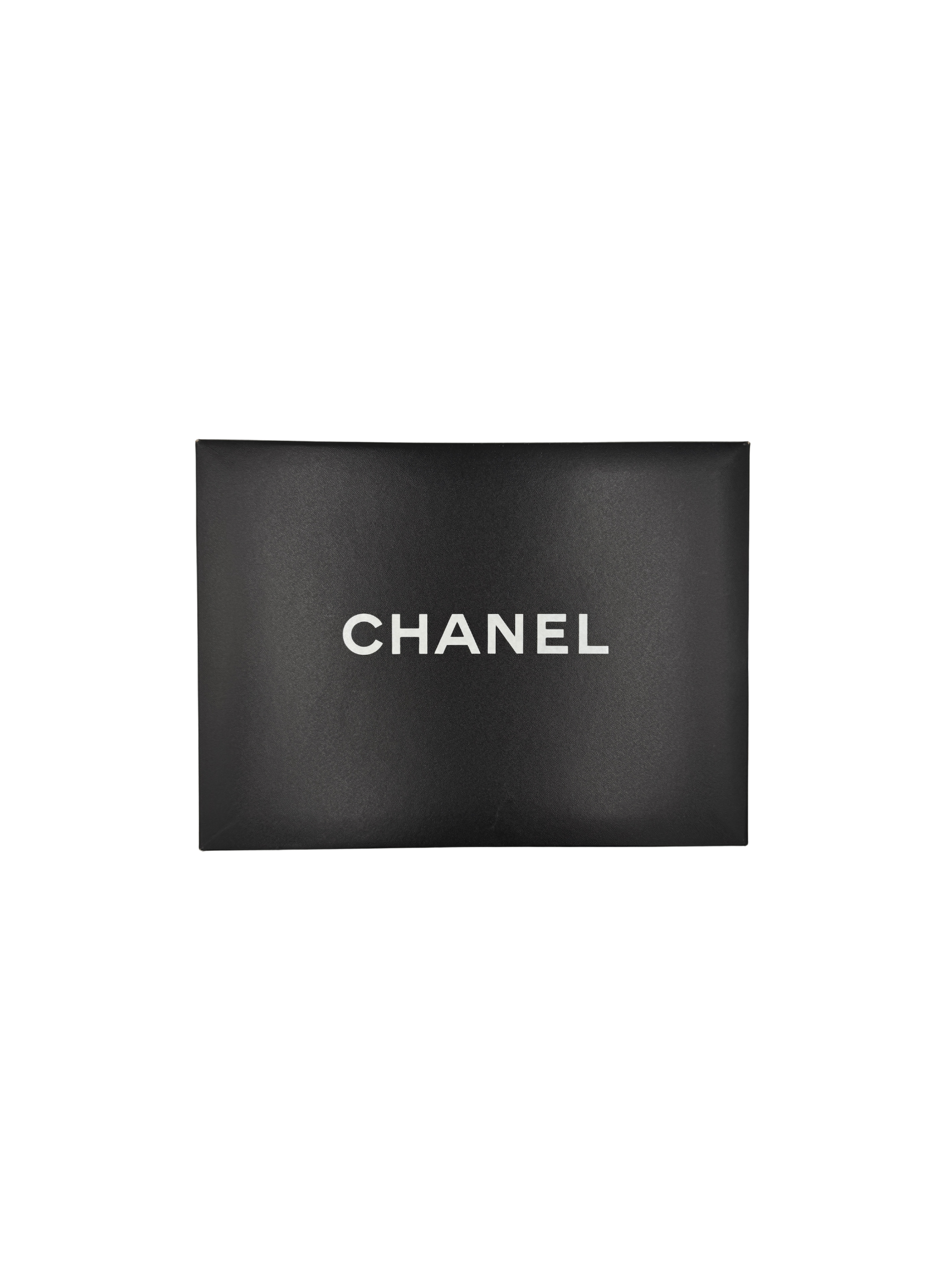 Vintage Shoulder Flap Bag with CC Accent in Black Jersey with Patent Leather Accents