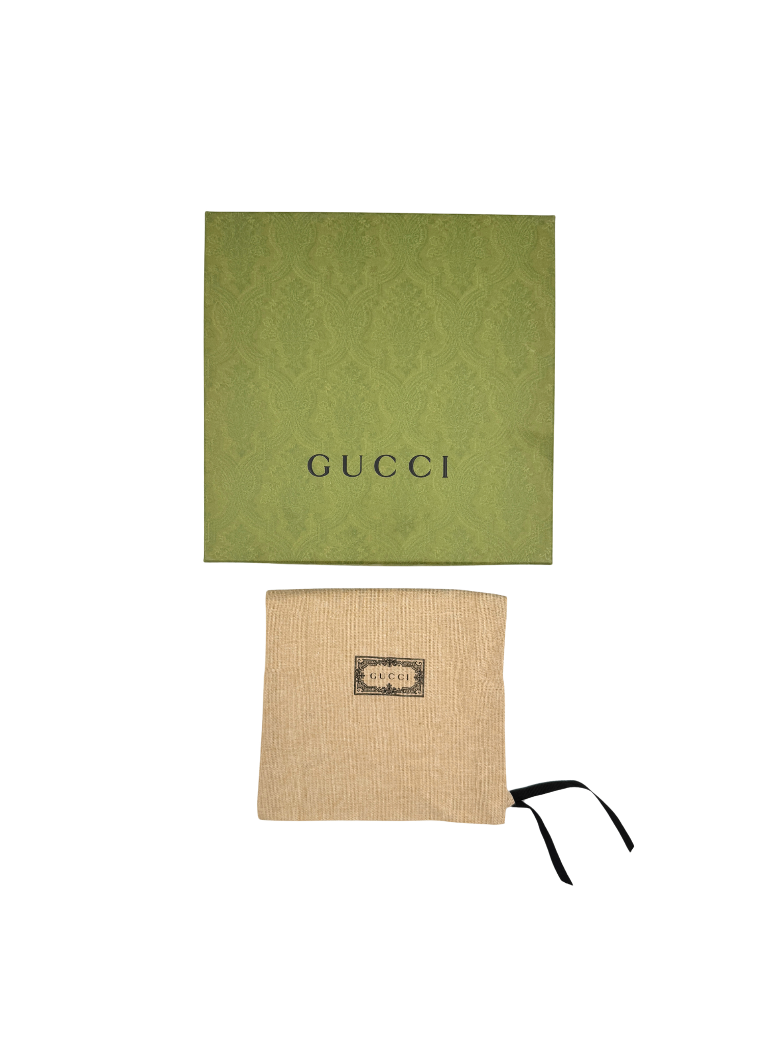 Small Blondie GG Logo Shoulder Bag with Canvas Strap in Black Leather