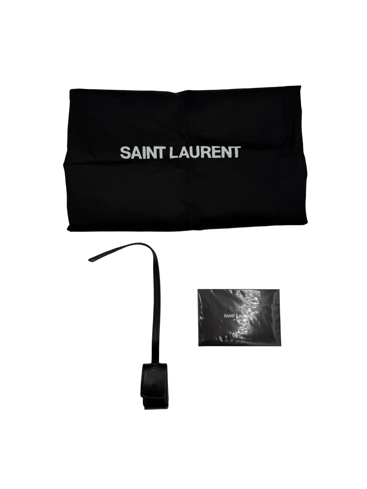 Small Sac De Jour Tote Bag with Removable Pouch Clutch in Black Smooth Calfskin Leather