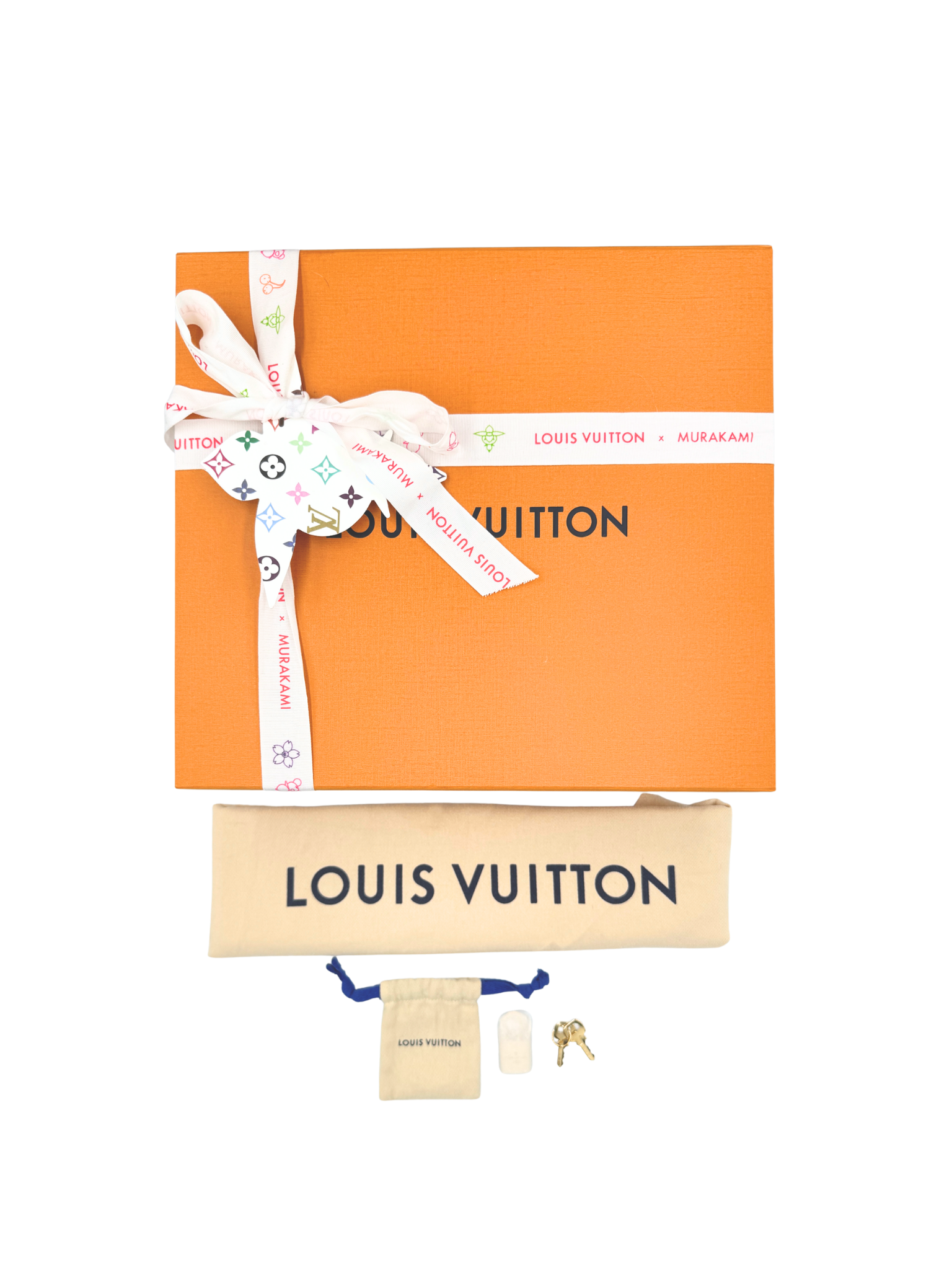 Louis Vuitton 2025 Limited Edition LV x Takashi Murakami Multicolore Speedy Bandoulière 25 in White Multicolor Coated Canvas