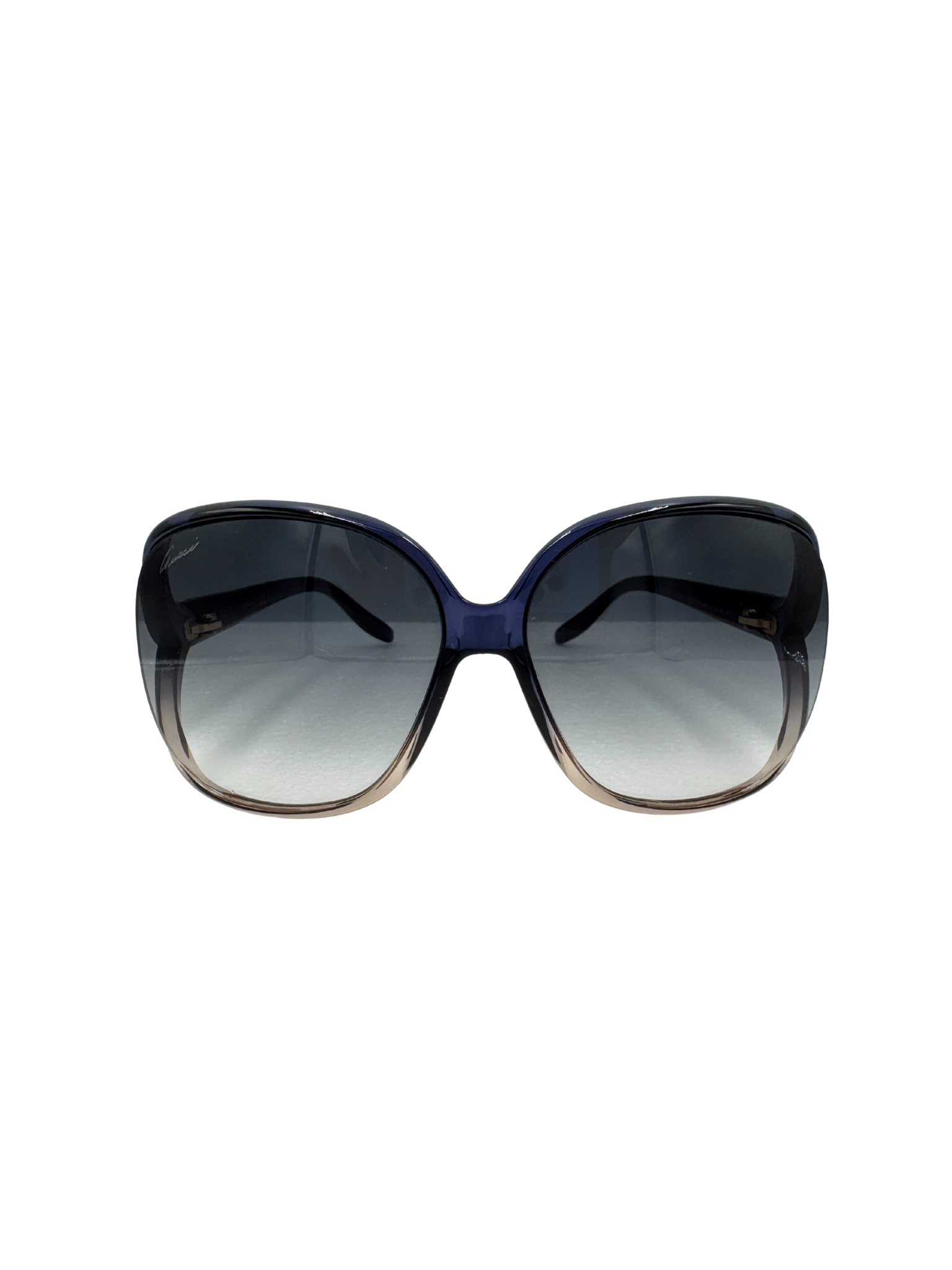 Oversized GG Sunglasses in Blue Acetate