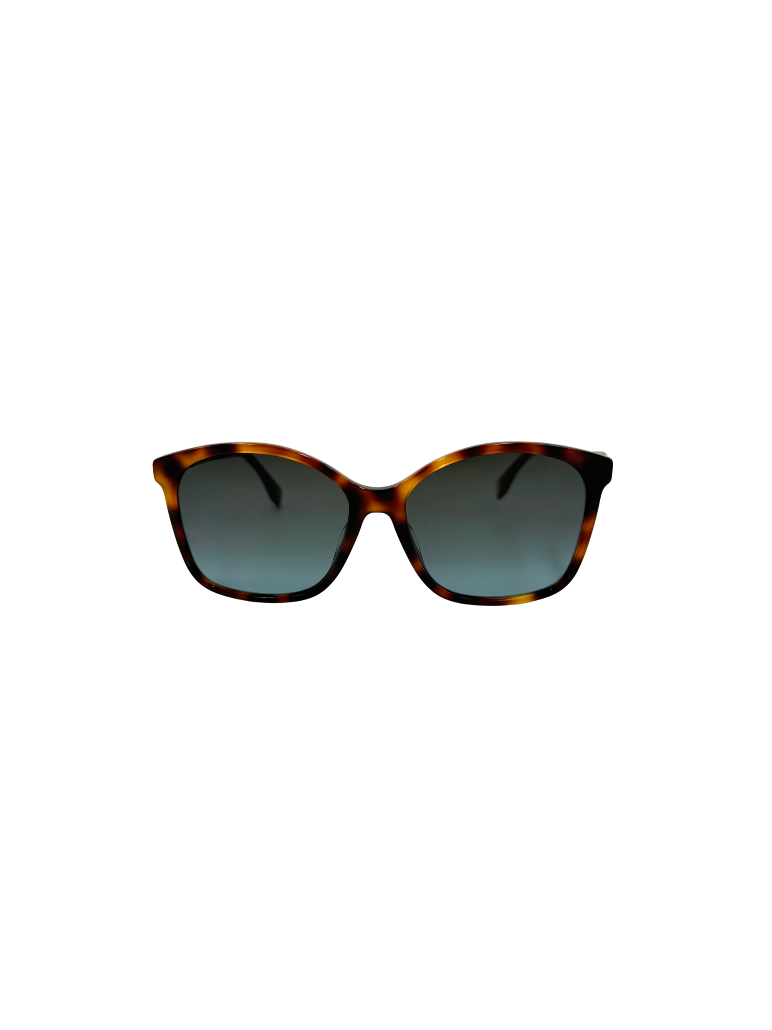 Oversized Logo Sunglasses in Brown Tortoise Acetate