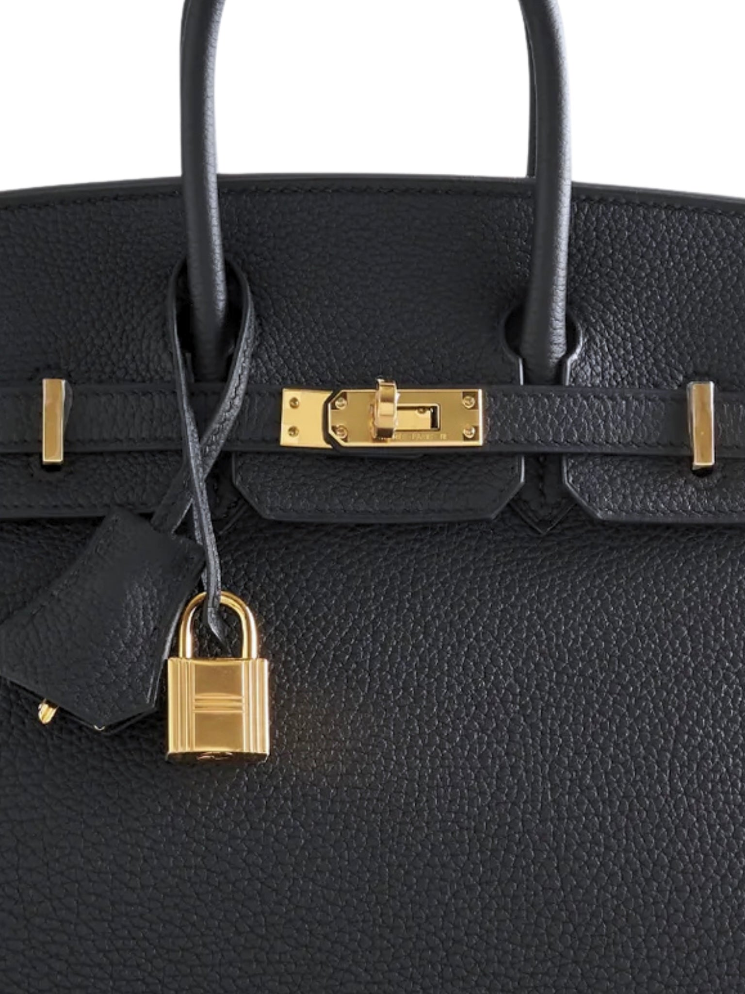 Birkin 25 in Black Togo Leather with Gold Hardware