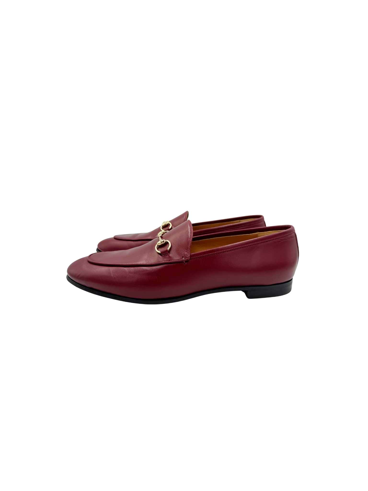 Size 42 Jordaan Horsebit Loafers in Rosso Ancora Burgundy Leather