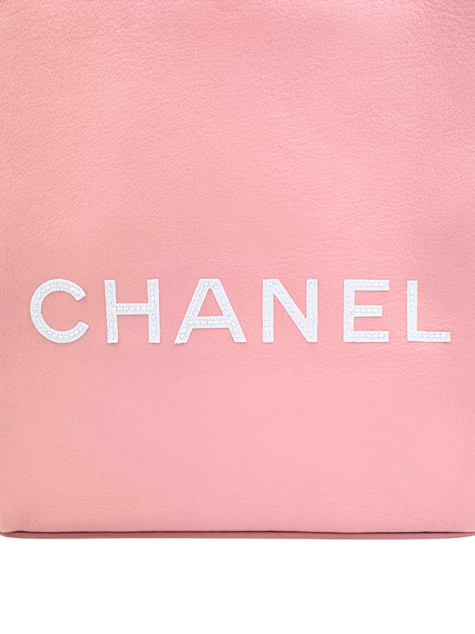 Runway Essential Small Shopping Tote Bag in Pink Calfskin Leather