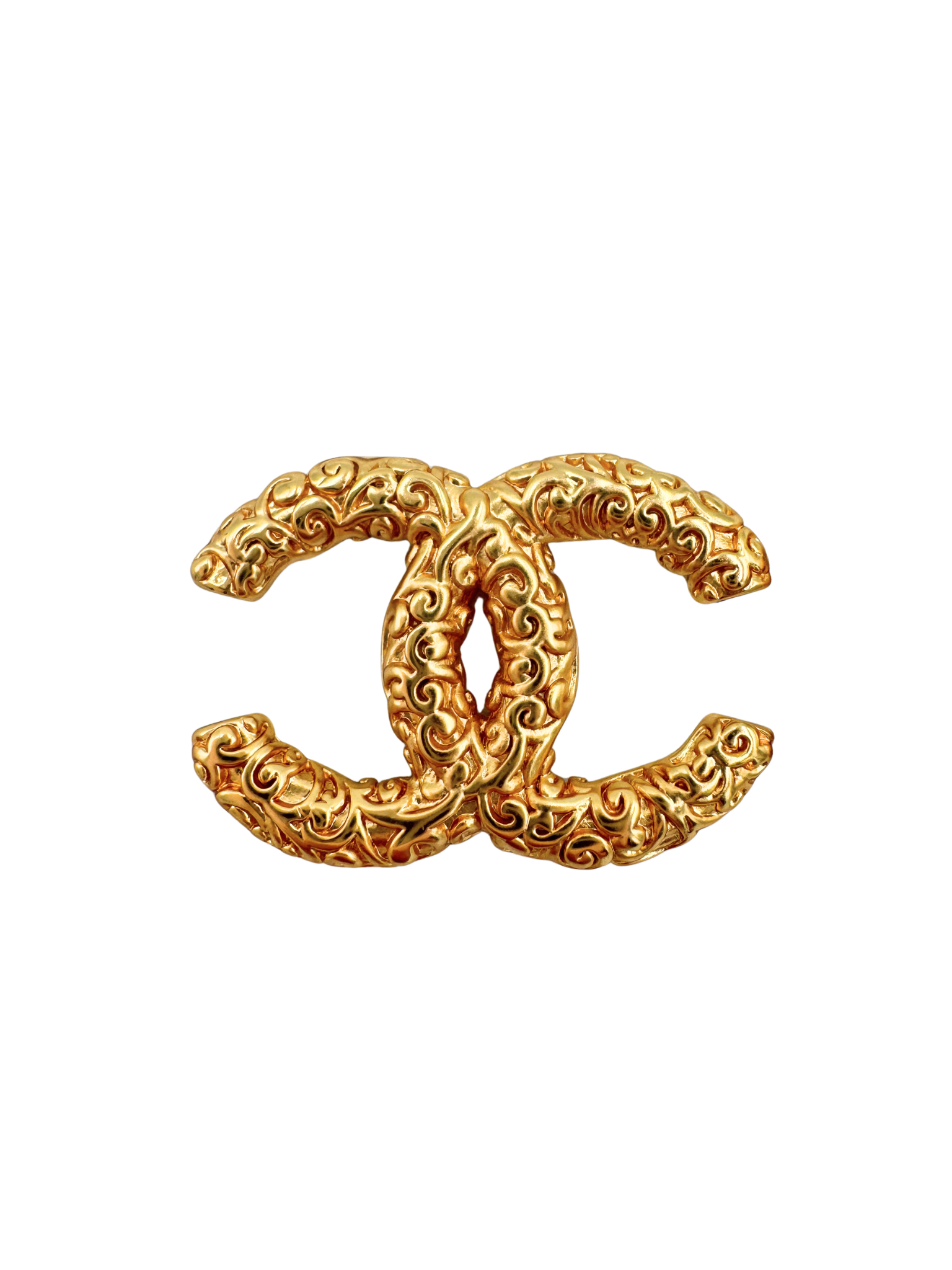 2024 Interlocking CC Stud Earrings in Golden Hardware