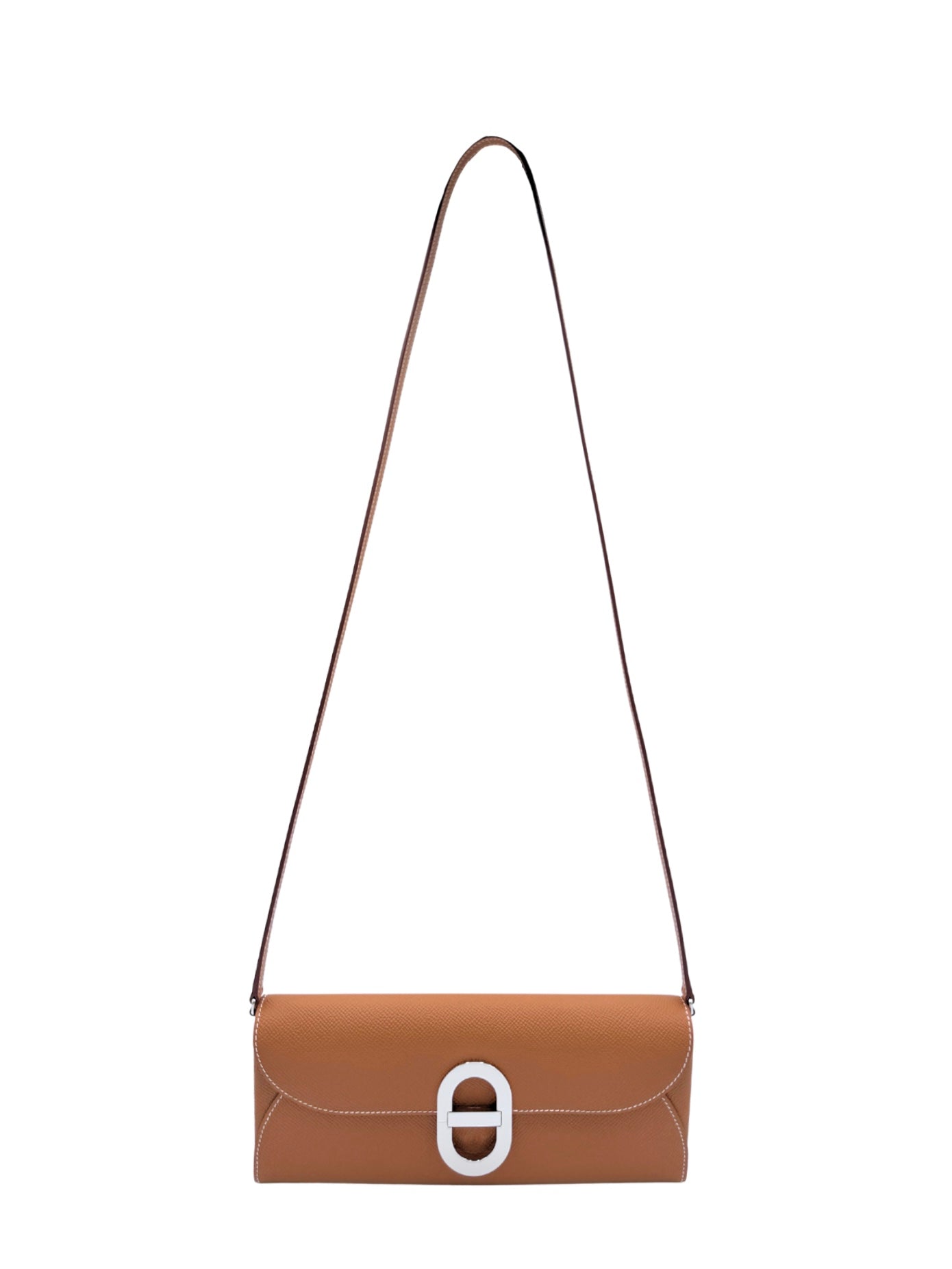 Maillon Wallet To Go with Chaine D'Ancre Buckle in Gold Epsom Leather with Palladium Hardware