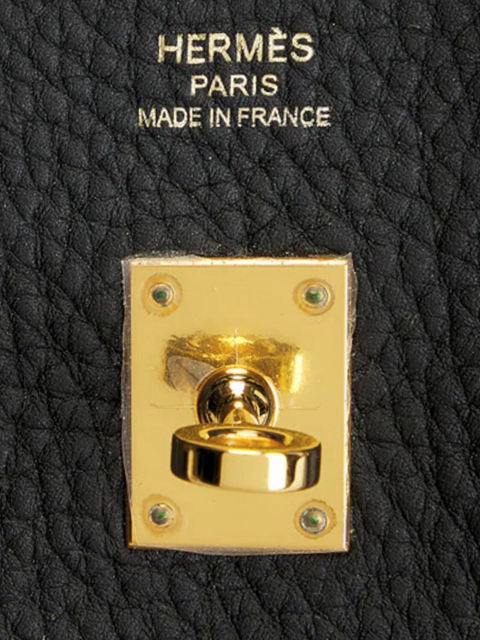 Birkin 25 in Black Togo Leather with Gold Hardware