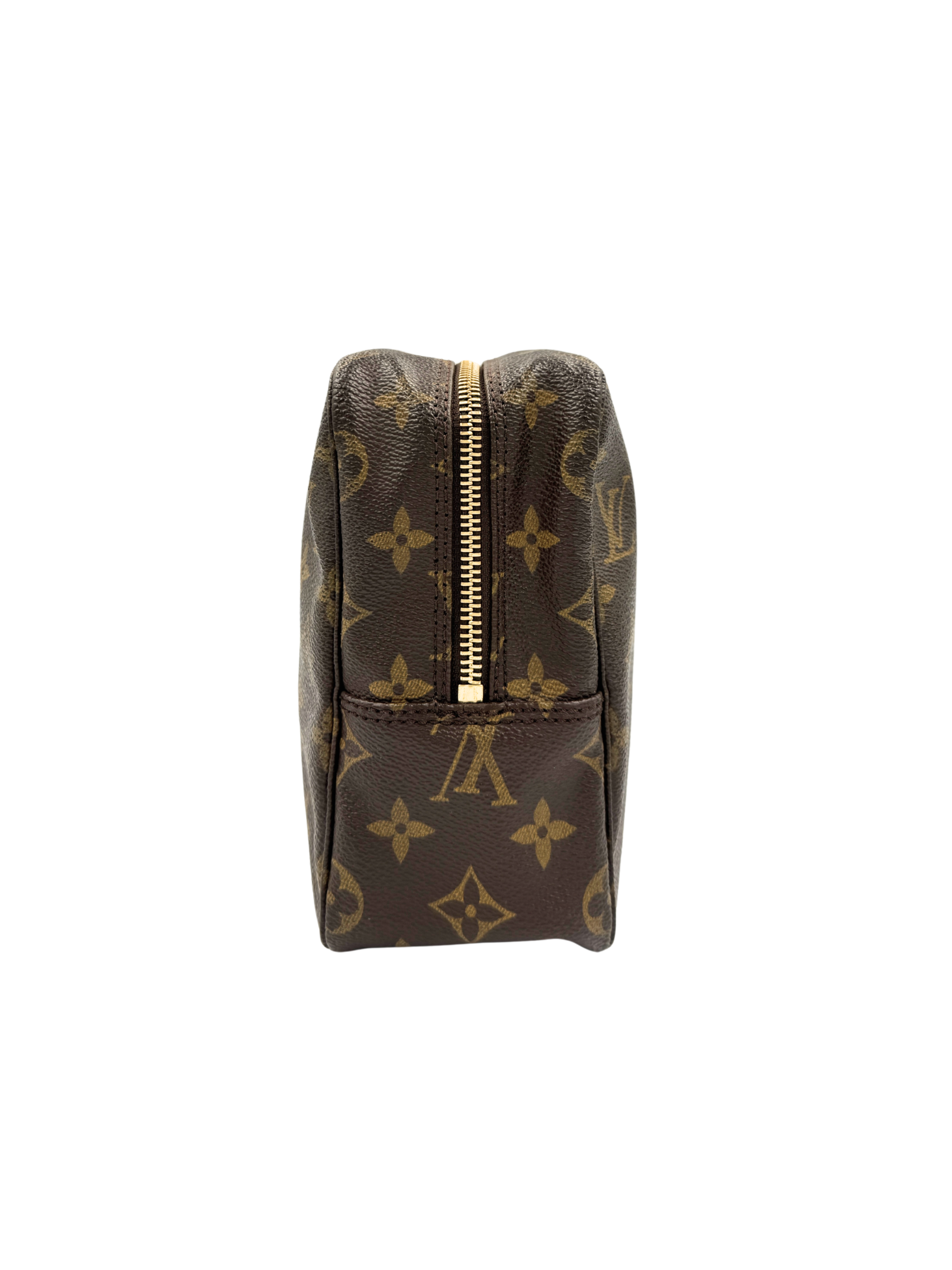Vintage Trousse Toilette 28 Travel Toiletry Case in Brown Monogram Coated Canvas