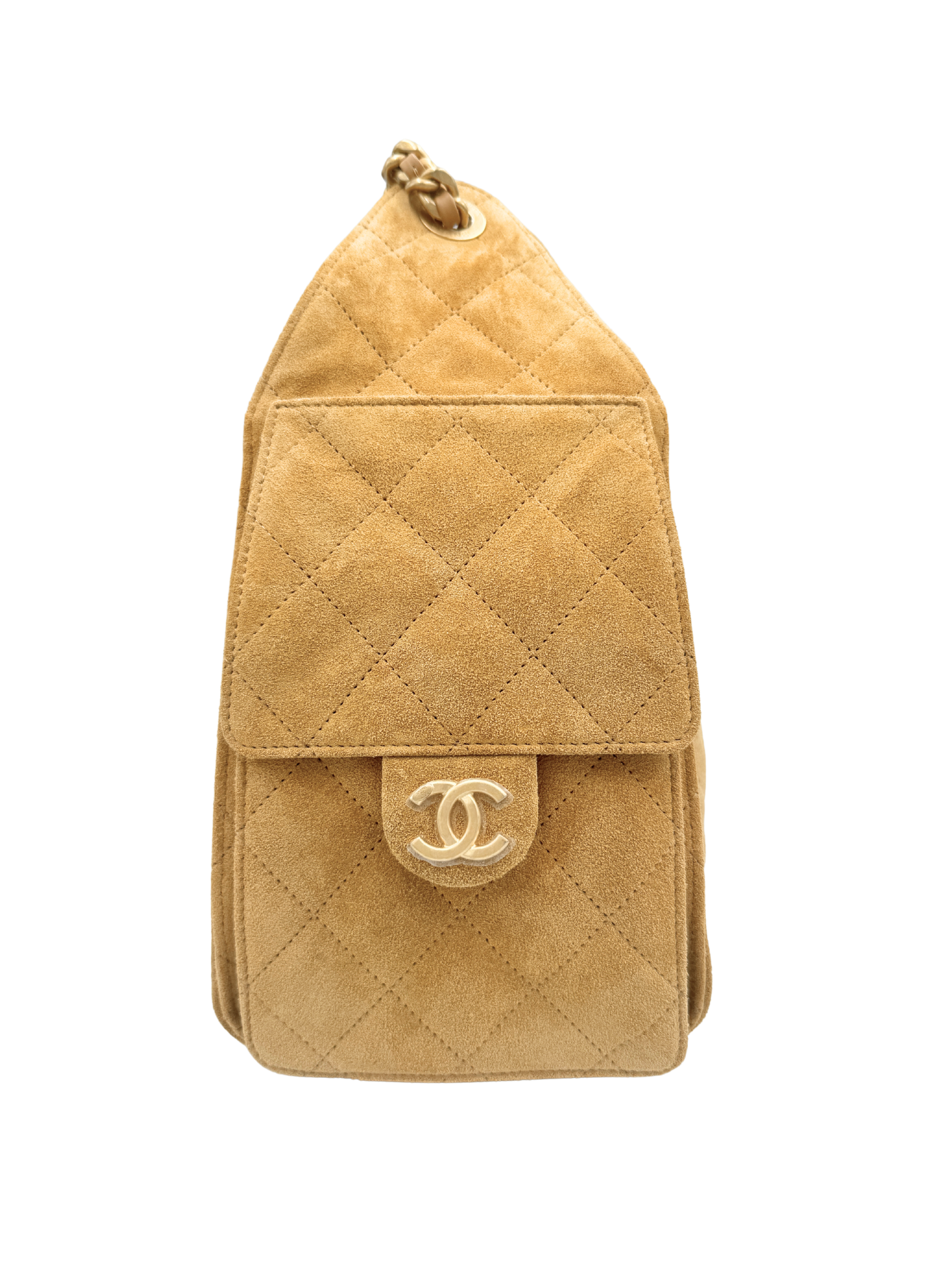 Small Chanel 25 Hobo Bag in Dark Beige Suede (Cruise 2025/2026 Collection)