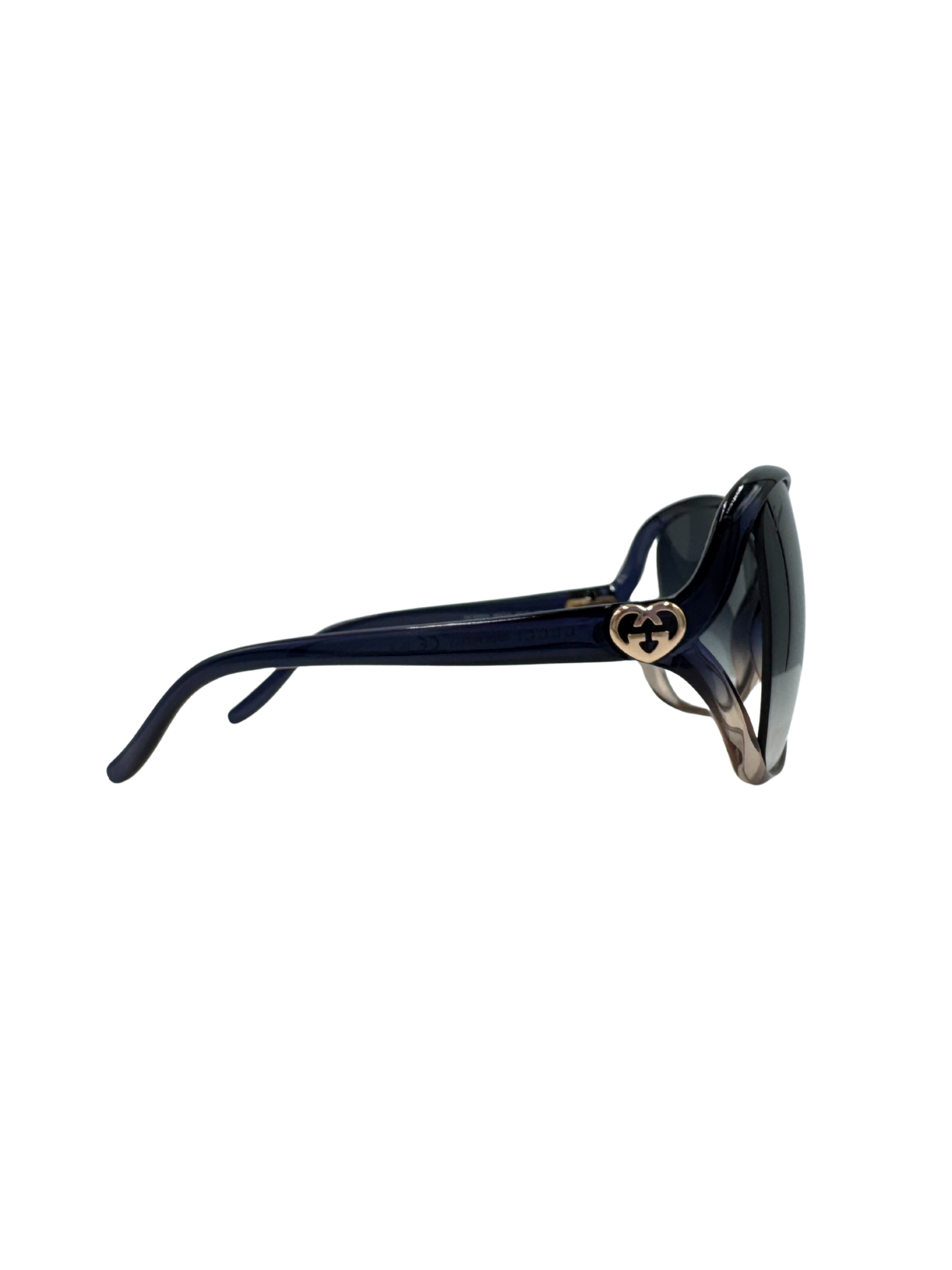 Oversized GG Sunglasses in Blue Acetate