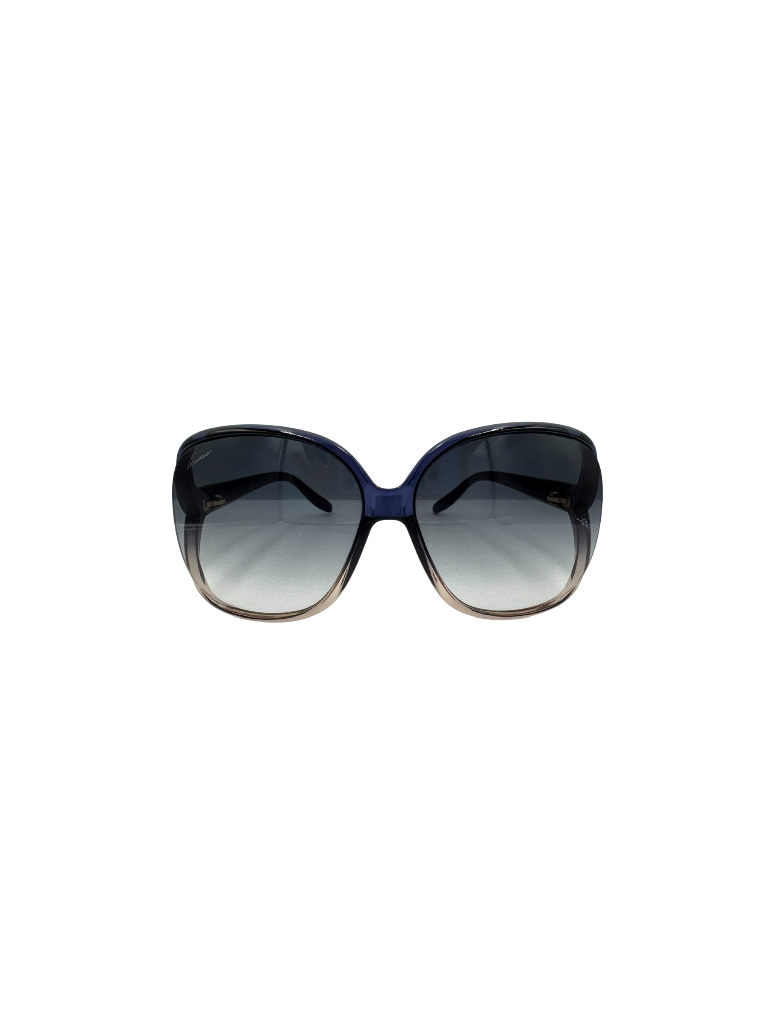 Oversized GG Sunglasses in Blue Acetate