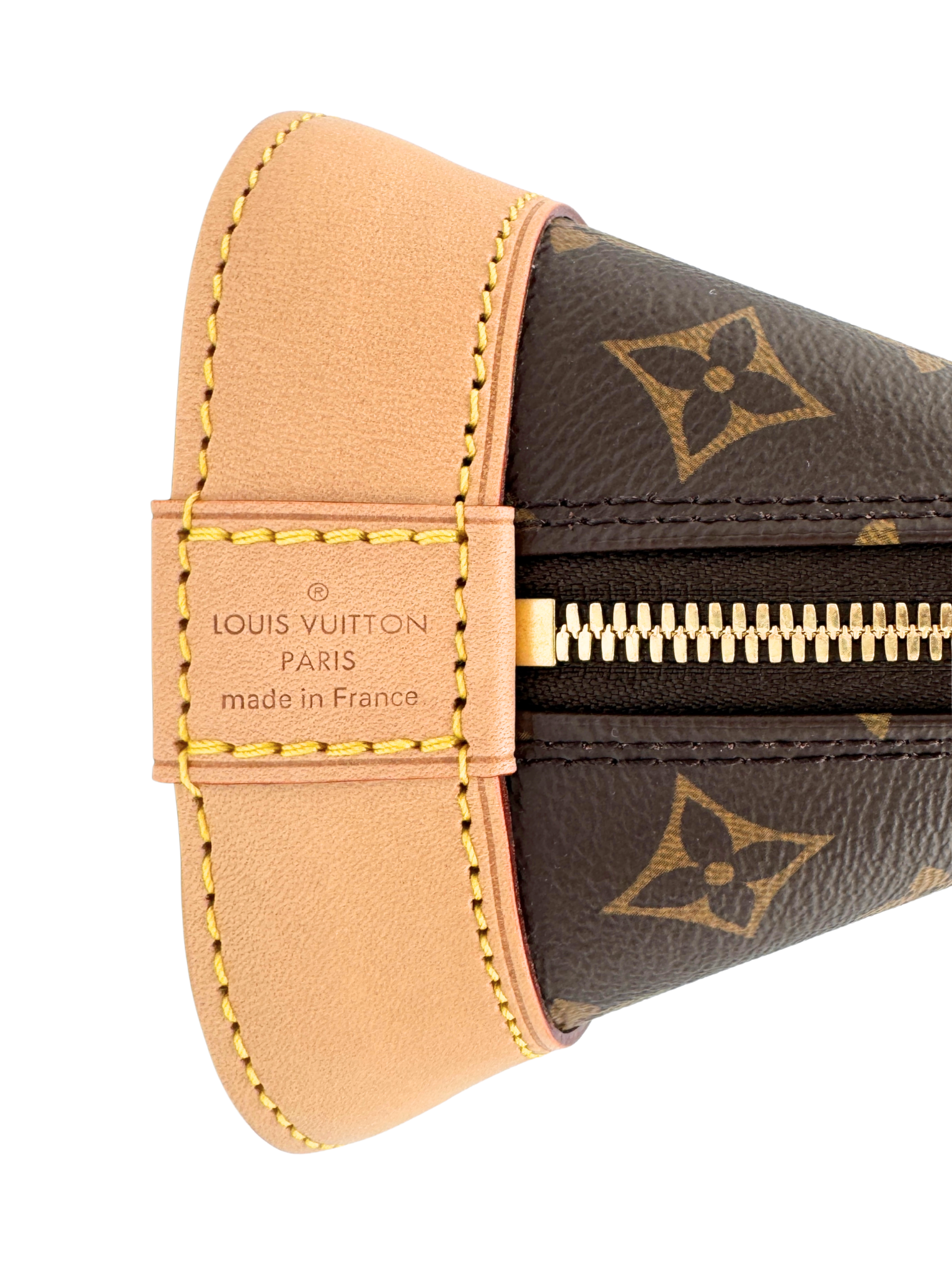 Alma BB Shoulder Bag with Top Handle in LV Monogram Coated Canvas