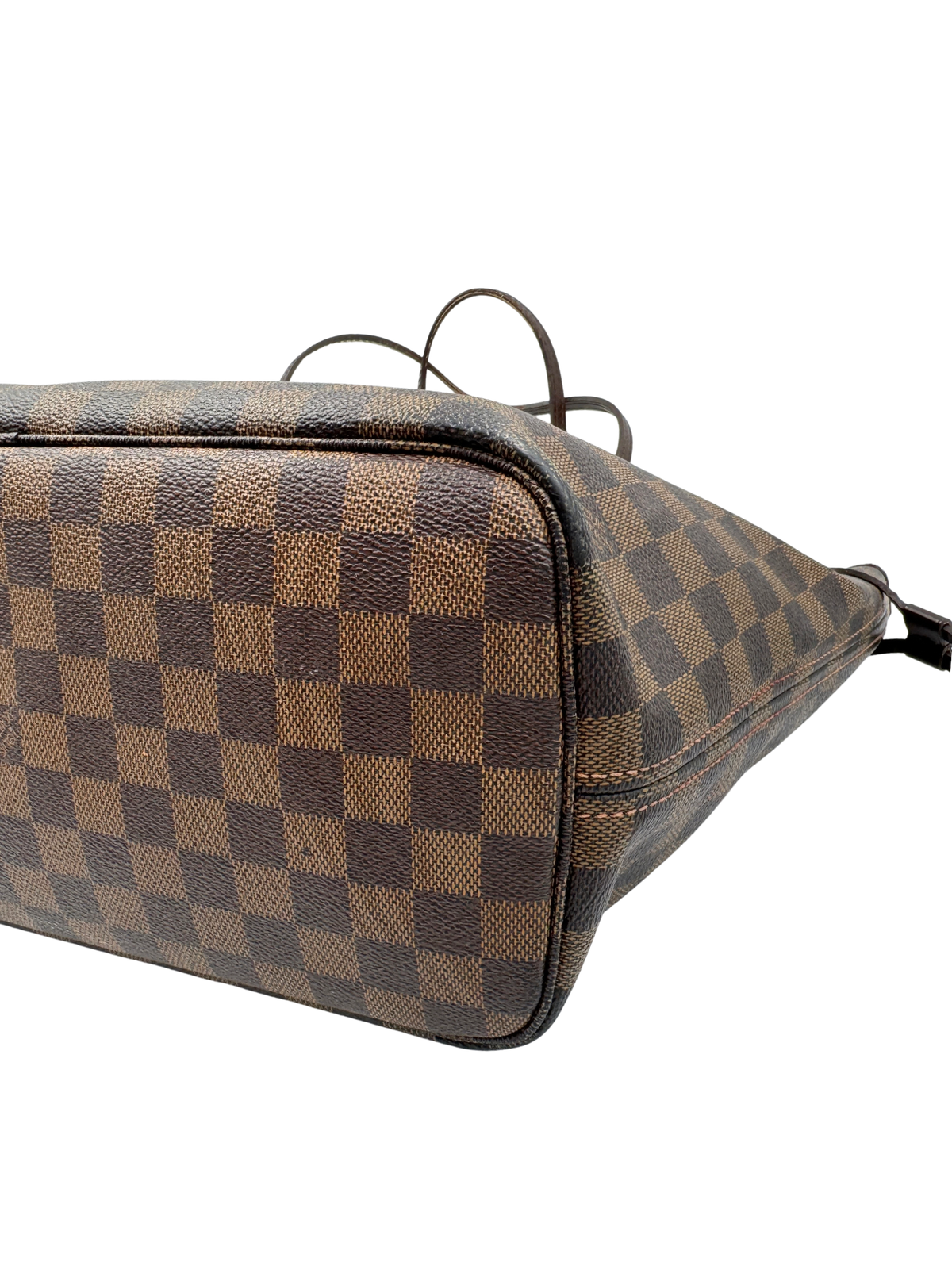 Neverfull MM Shopping Tote Bag in Damier Ebene Coated Canvas