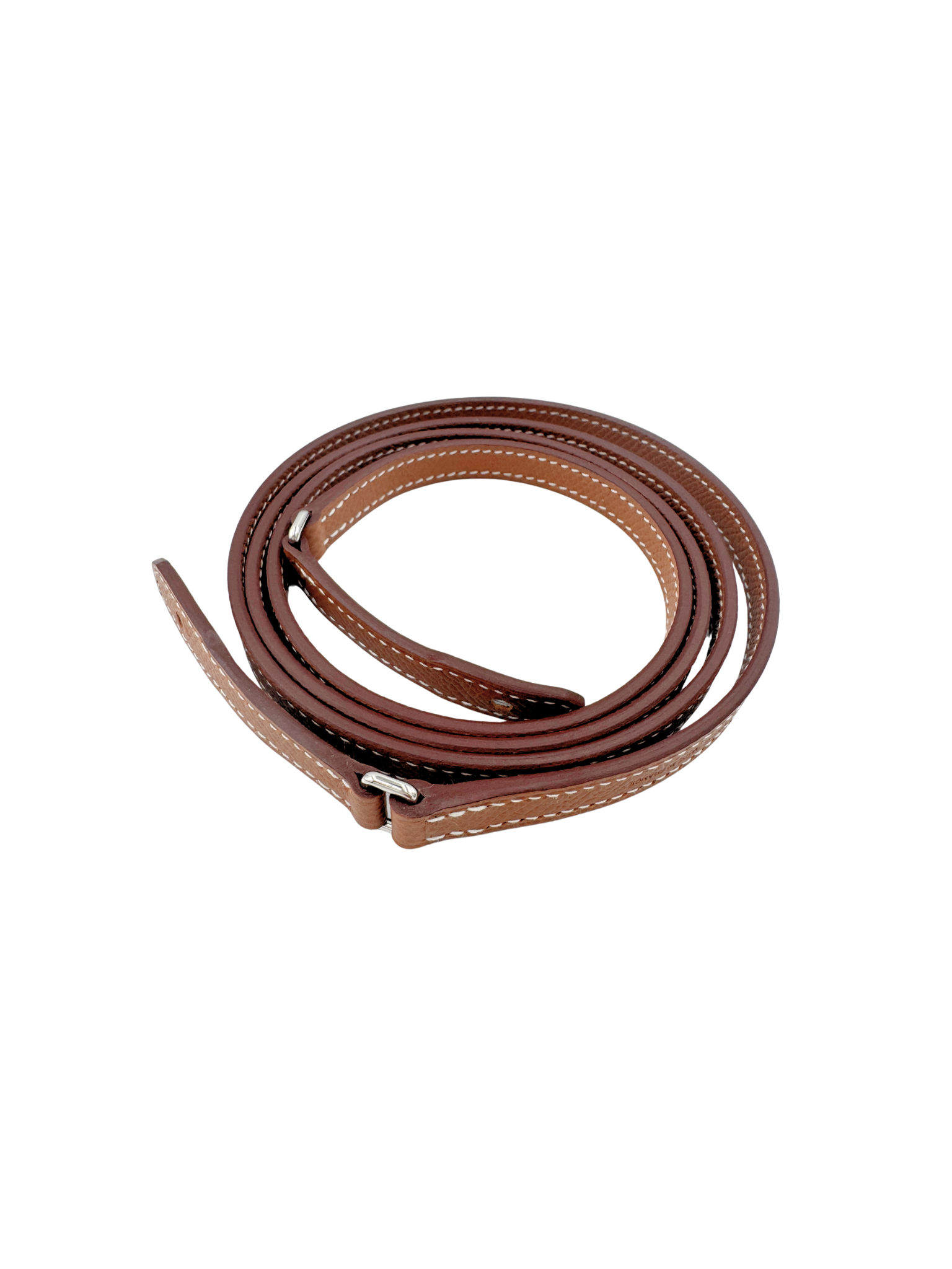 Maillon Wallet To Go with Chaine D'Ancre Buckle in Gold Epsom Leather with Palladium Hardware