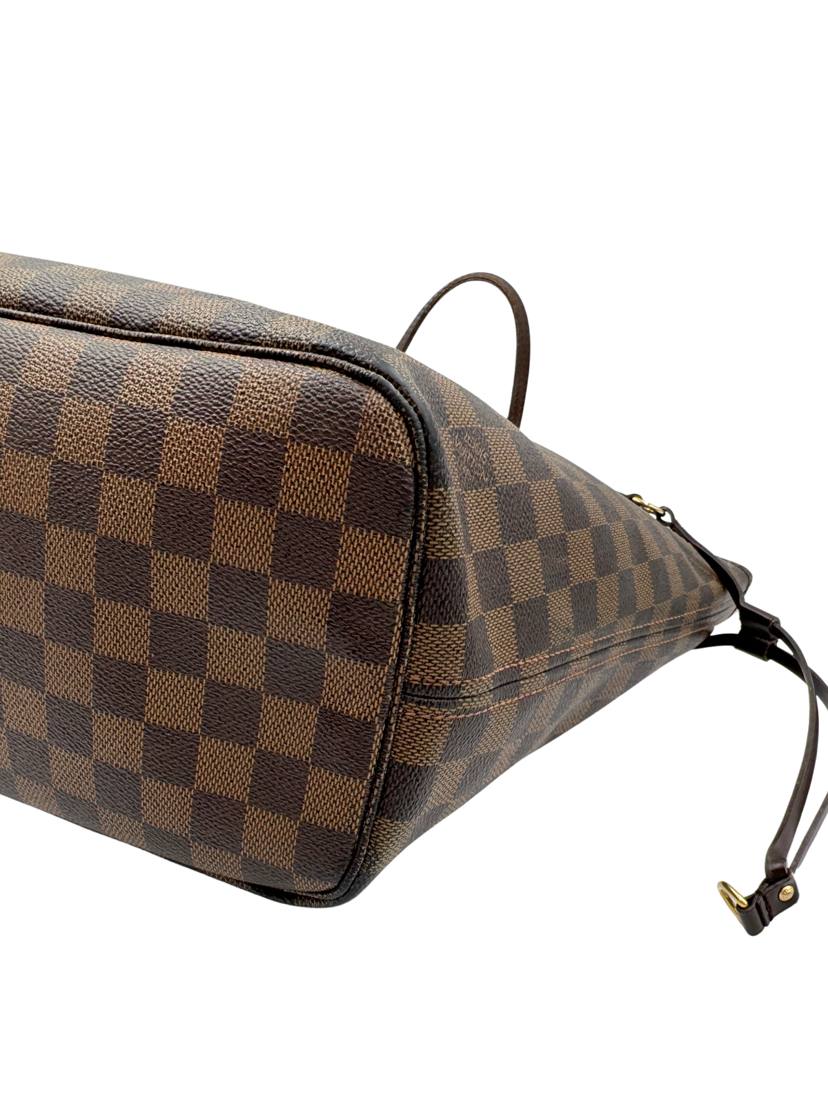 Neverfull MM Shopping Tote Bag in Damier Ebene Coated Canvas